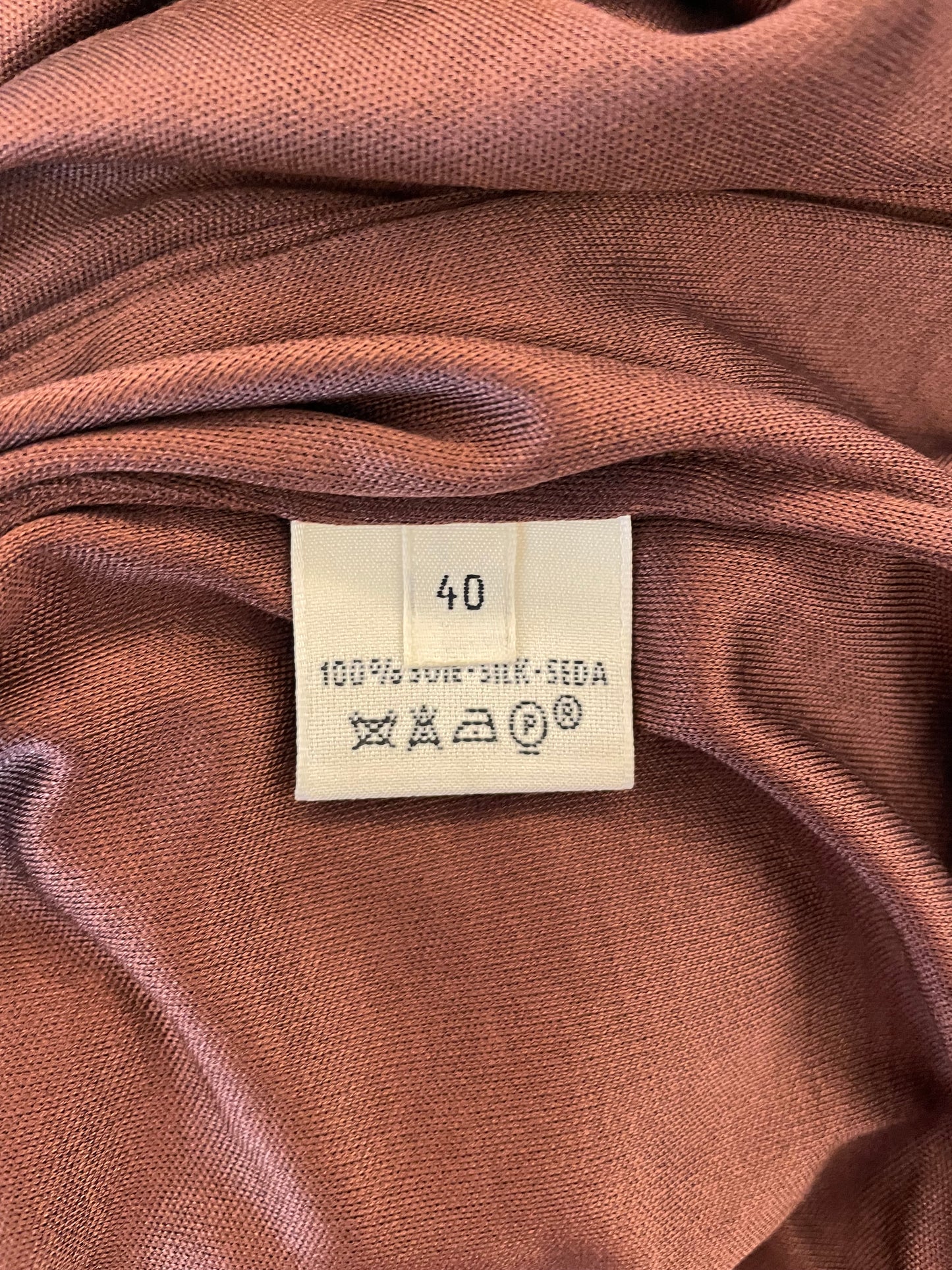 Haut en soie Hermès