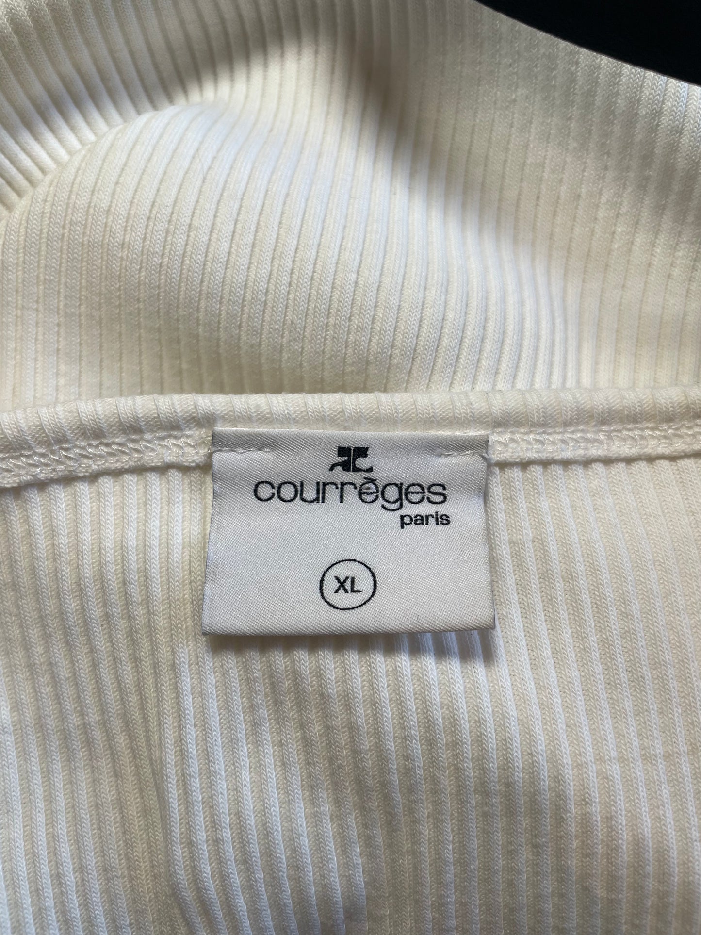 Débardeur blanc Courrèges