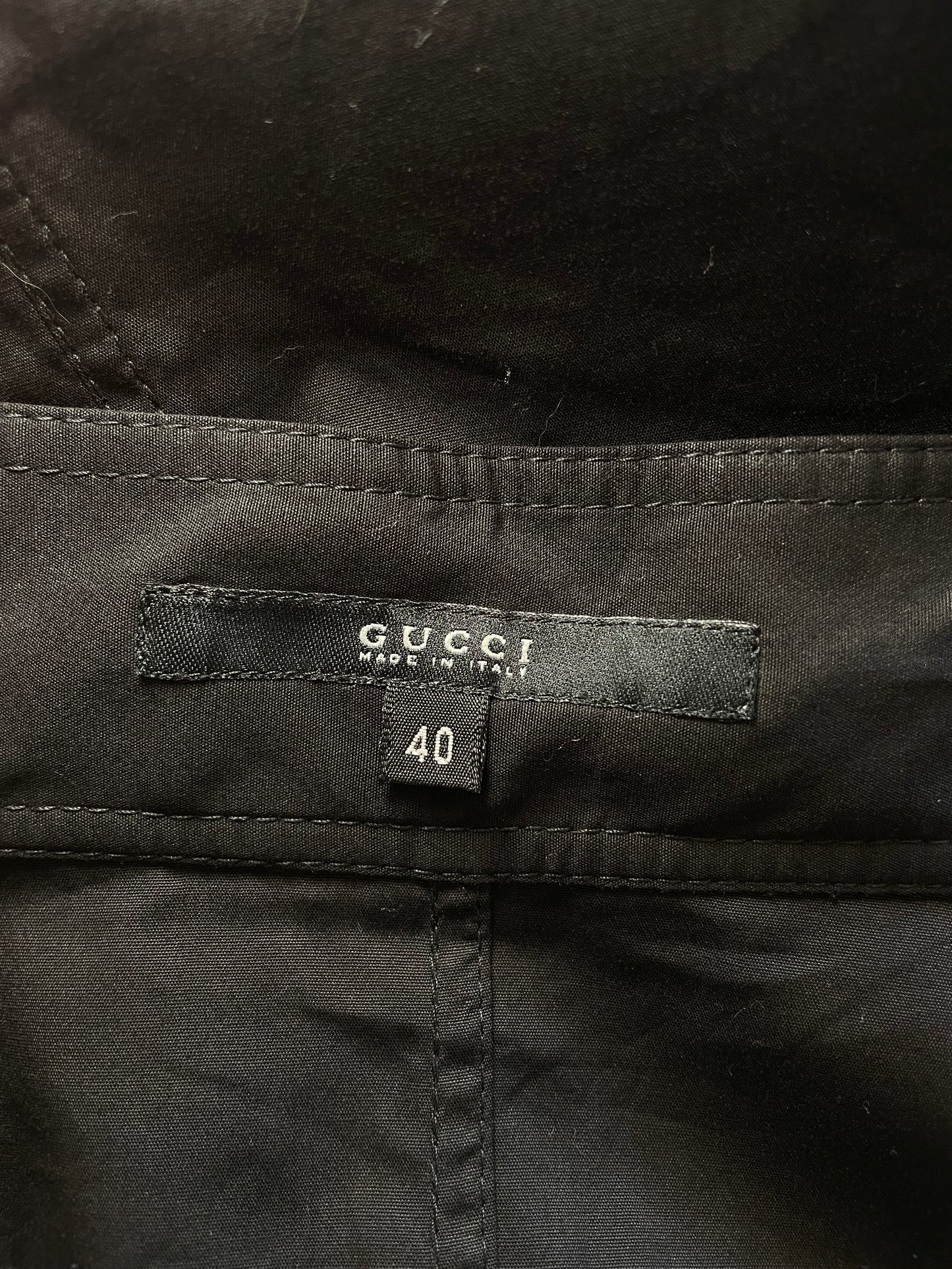 Chemise noire Gucci