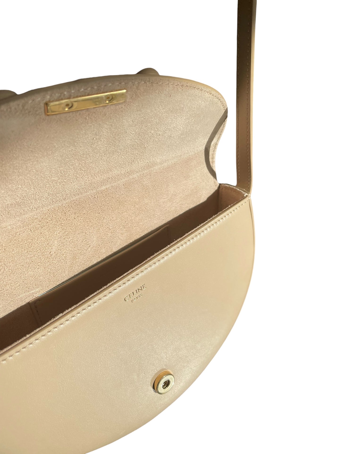 Céline - Sac en cuir beige