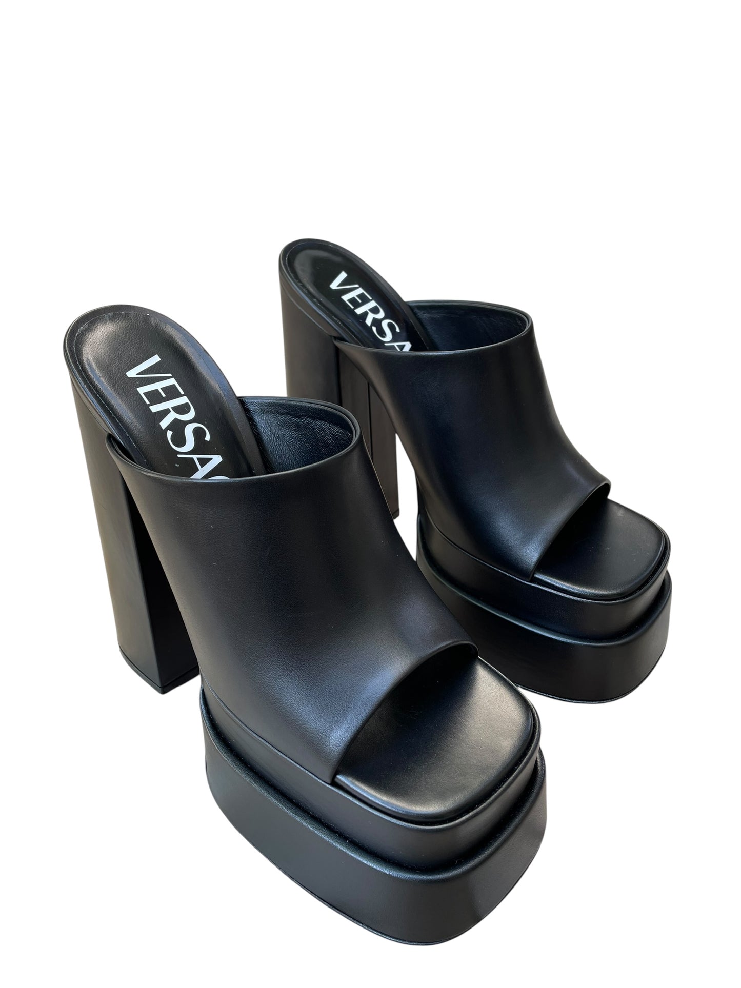Chaussures à talons hauts à plateforme Versace