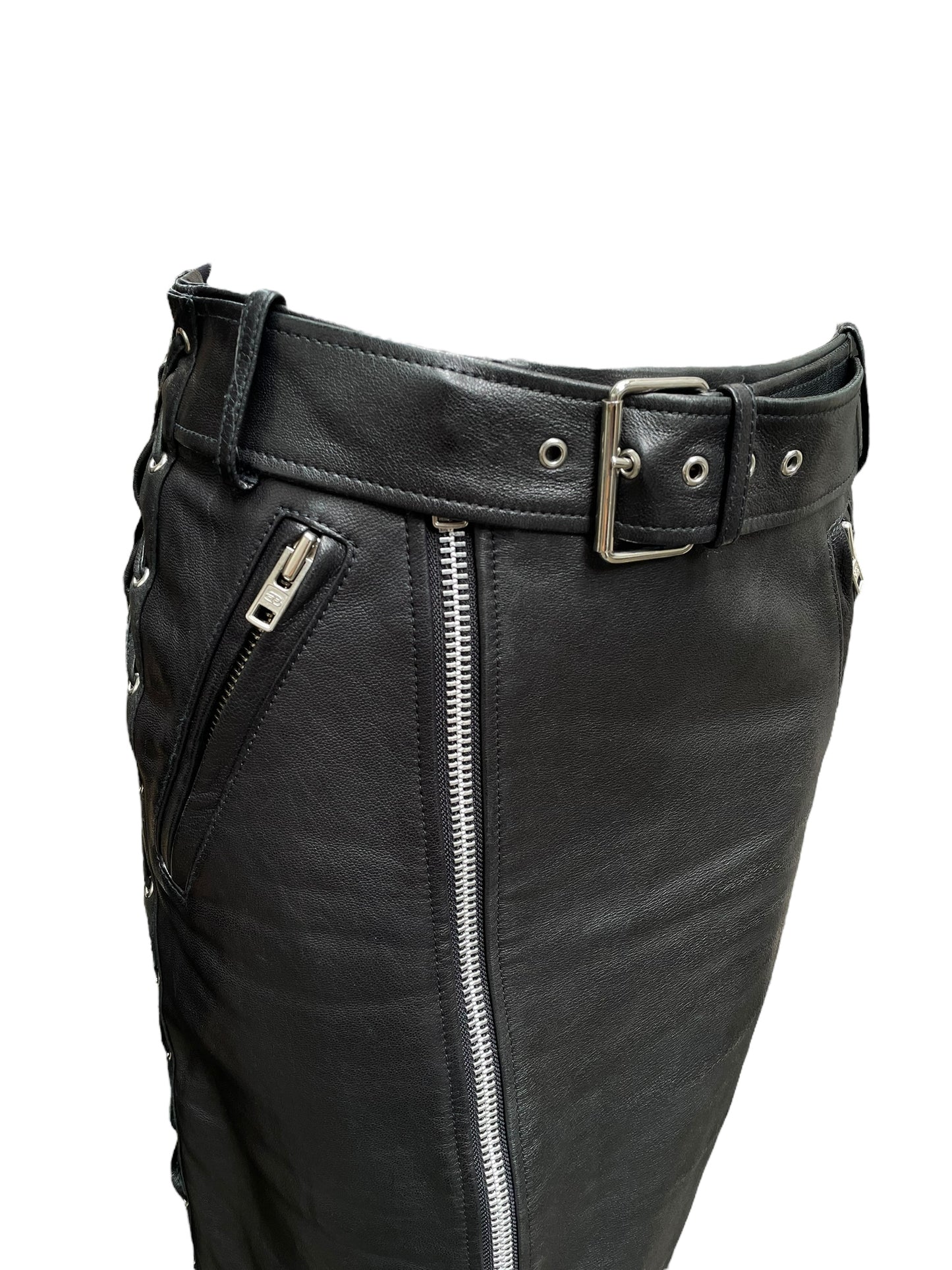 Balenciaga Leather Skirt