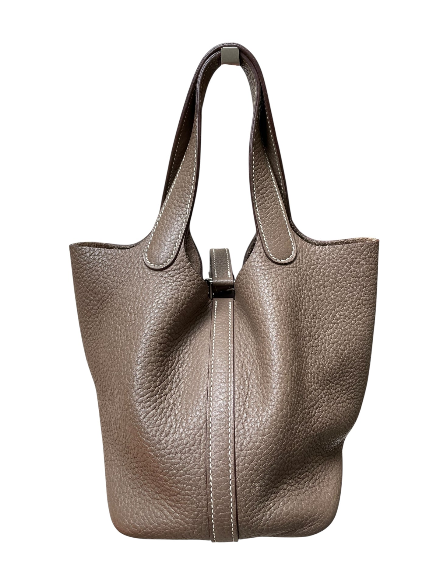 Hermes Sac Picotin 18 Etoupe Taurillon Clemence