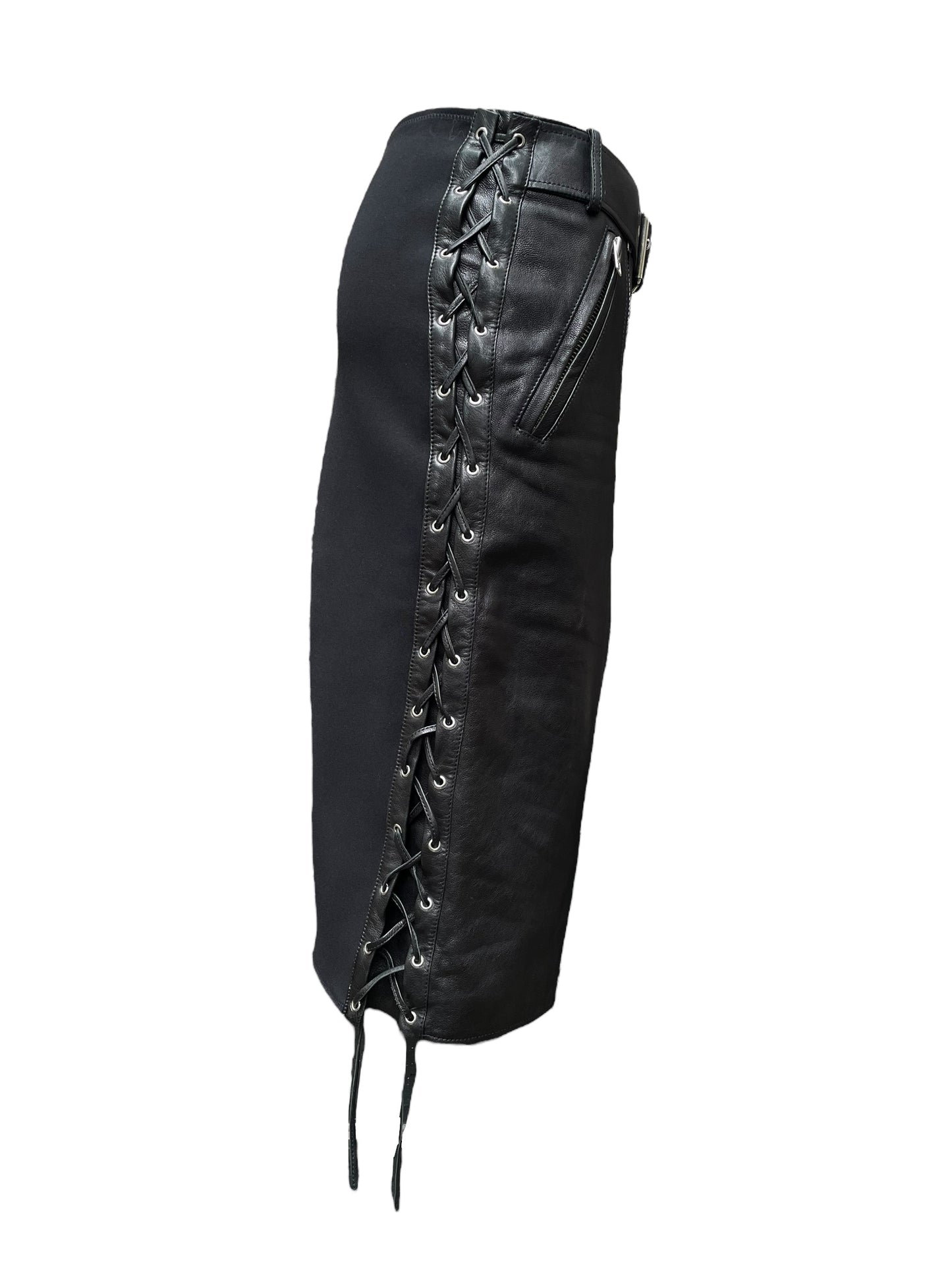 Balenciaga Leather Skirt