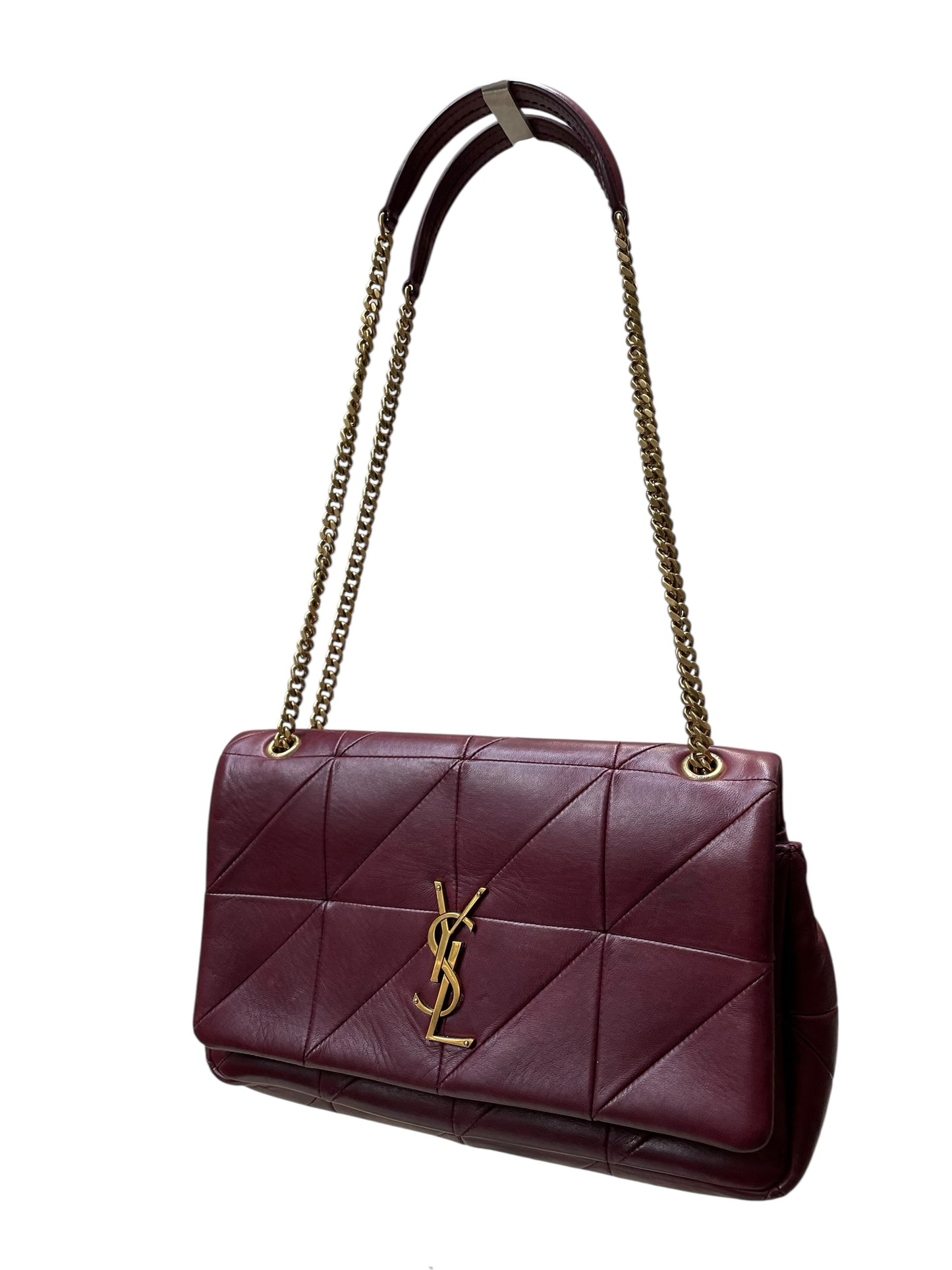 Yves Saint Laurent Burgundy Shoulder Bag