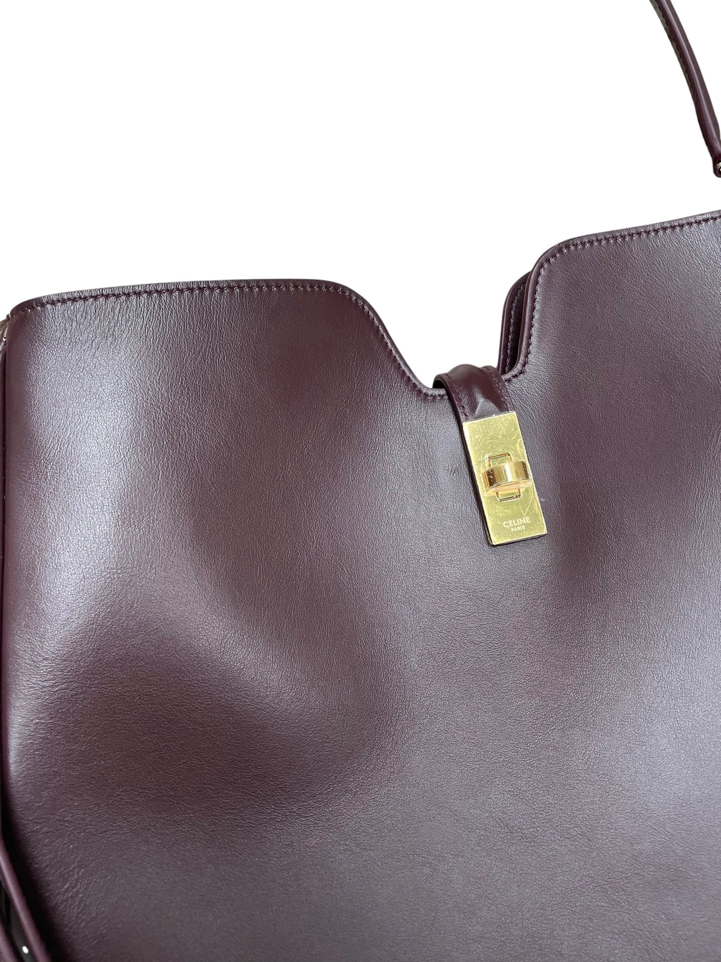 Celine Camille 16 Burgundy Bag