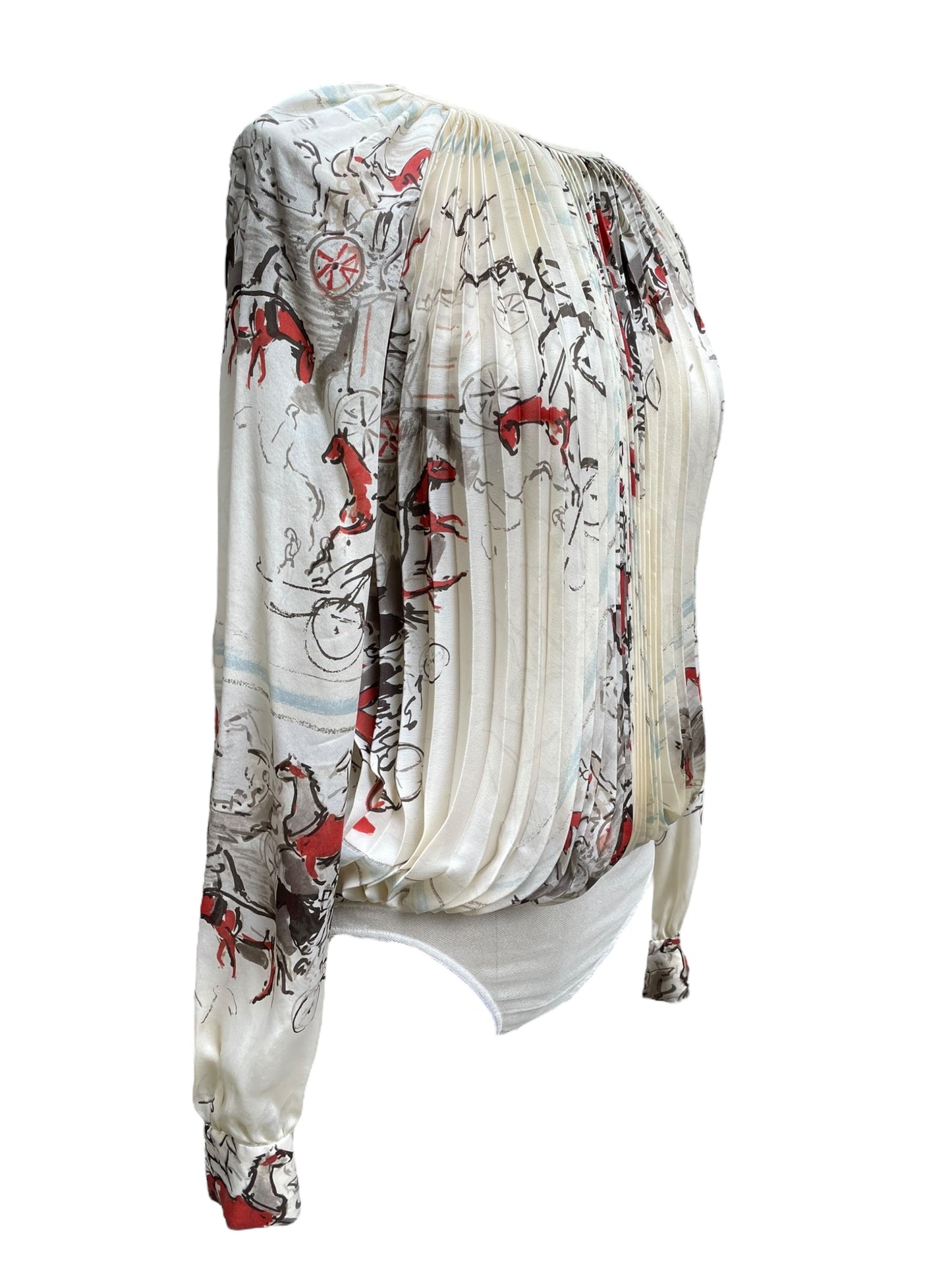 Body Hermès avec foulard assorti
