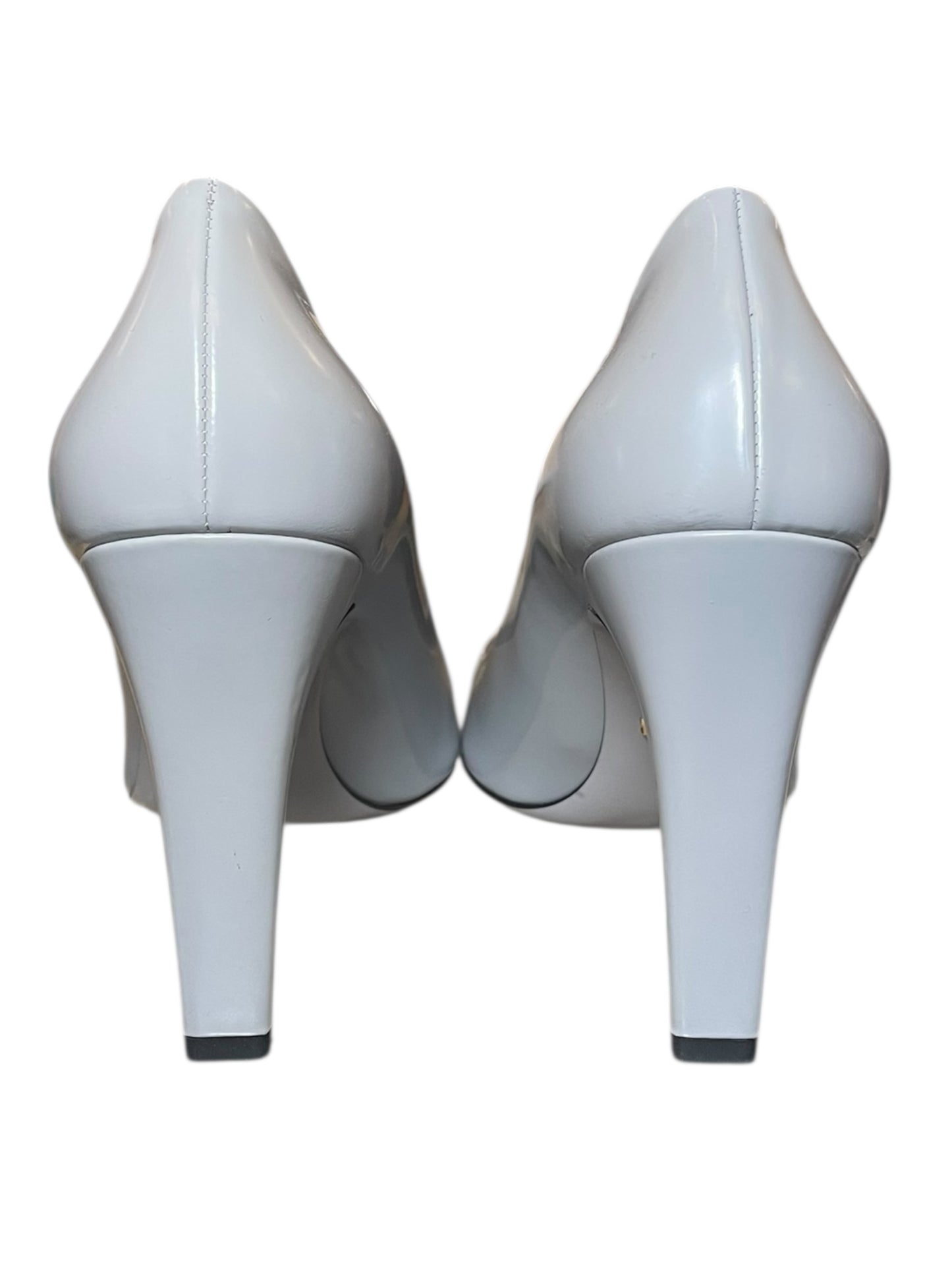 Prada Pointed-Toe Pumps – Grey