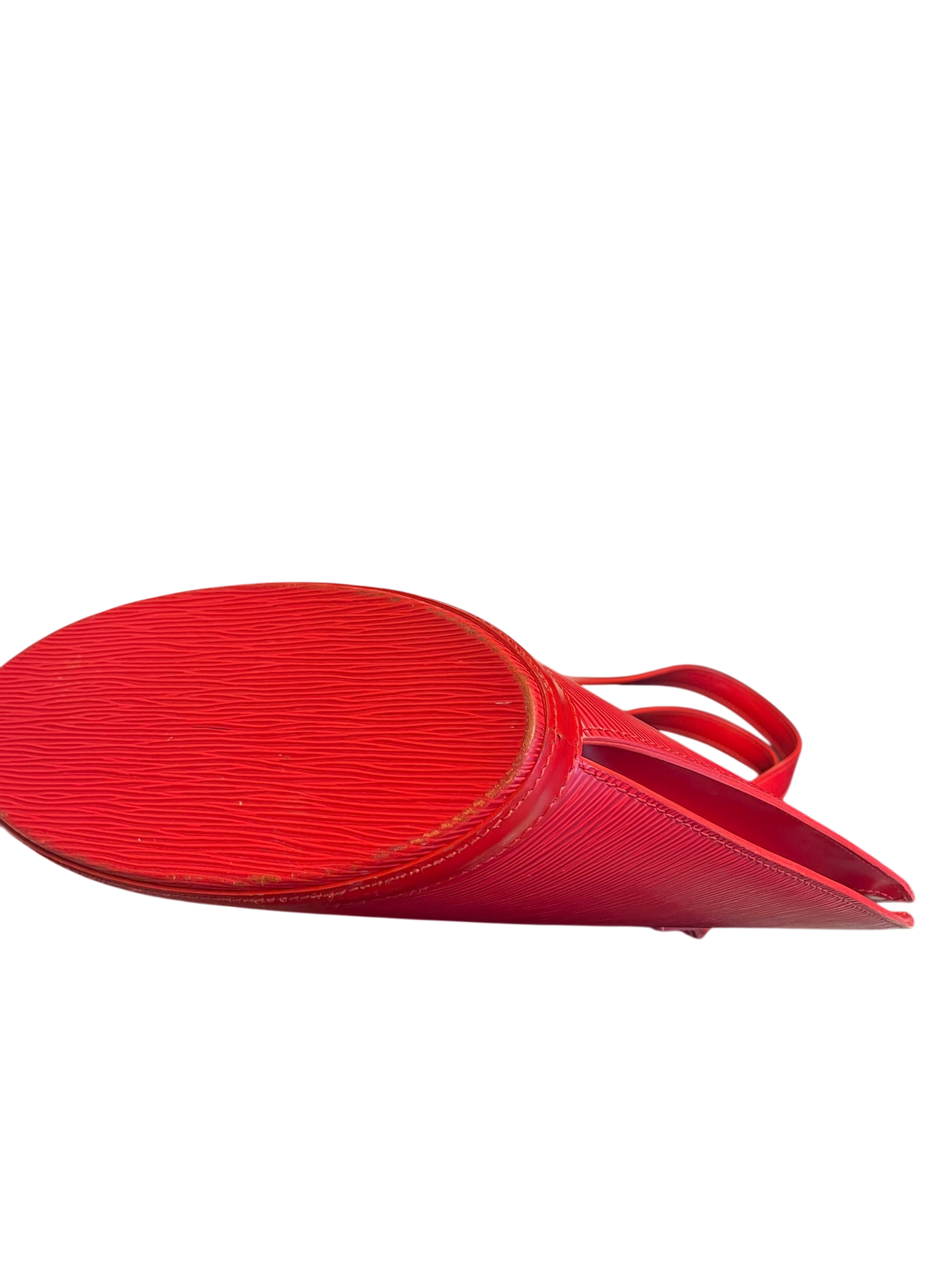 Louis Vuitton Saint Jacques red Epi leather bag