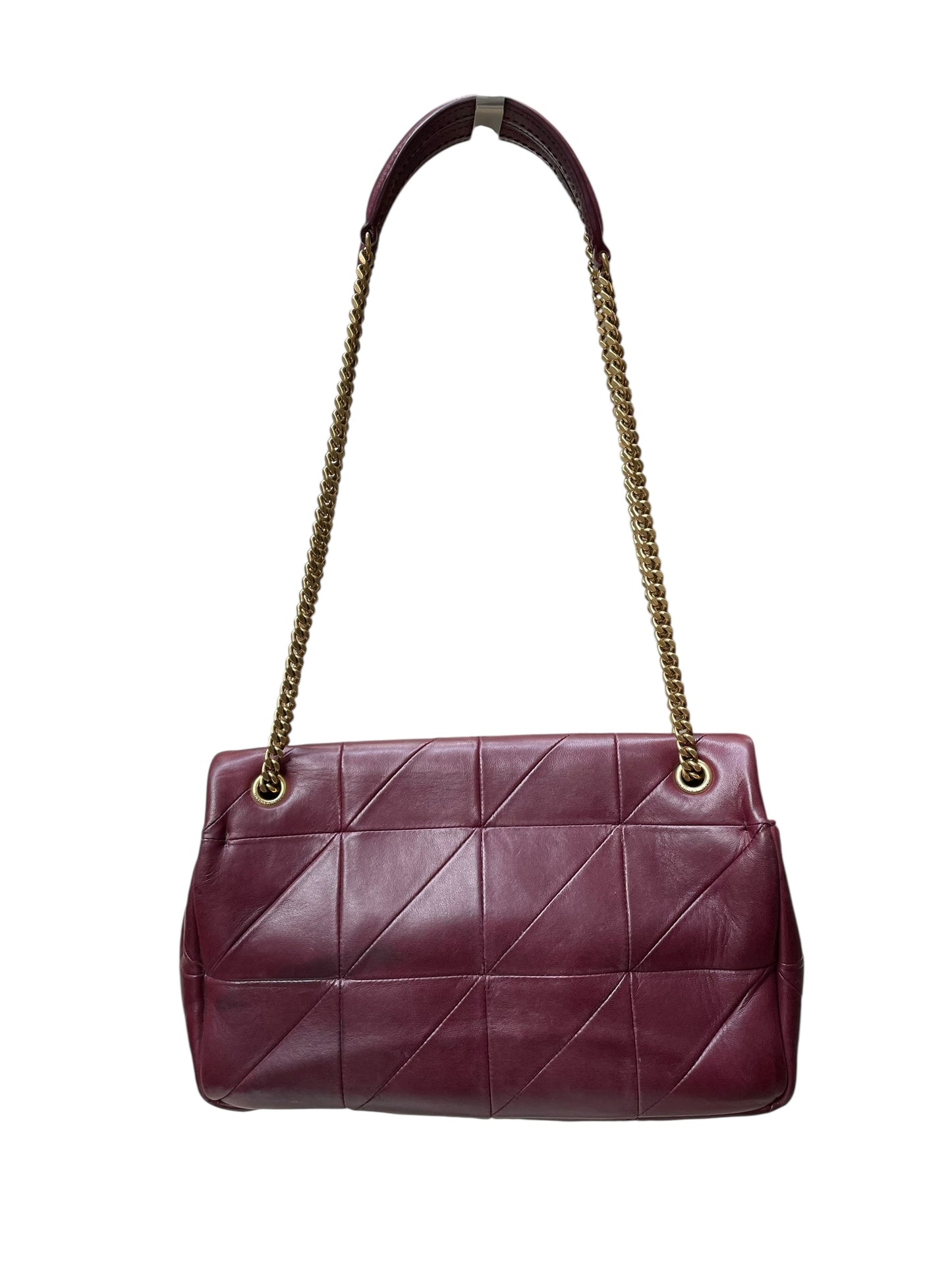 Yves Saint Laurent Burgundy Shoulder Bag