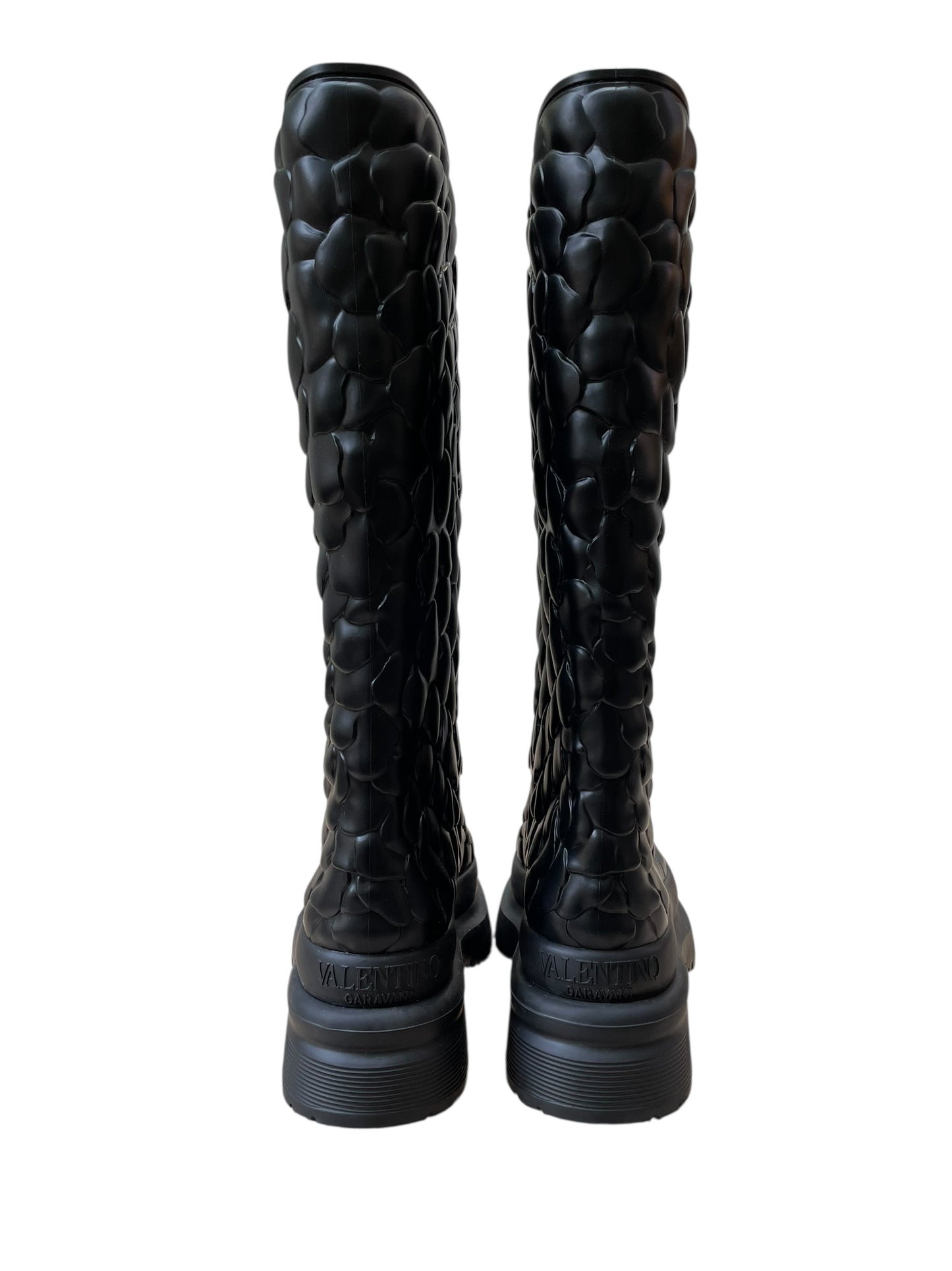 bottes en caoutchouc Valentino