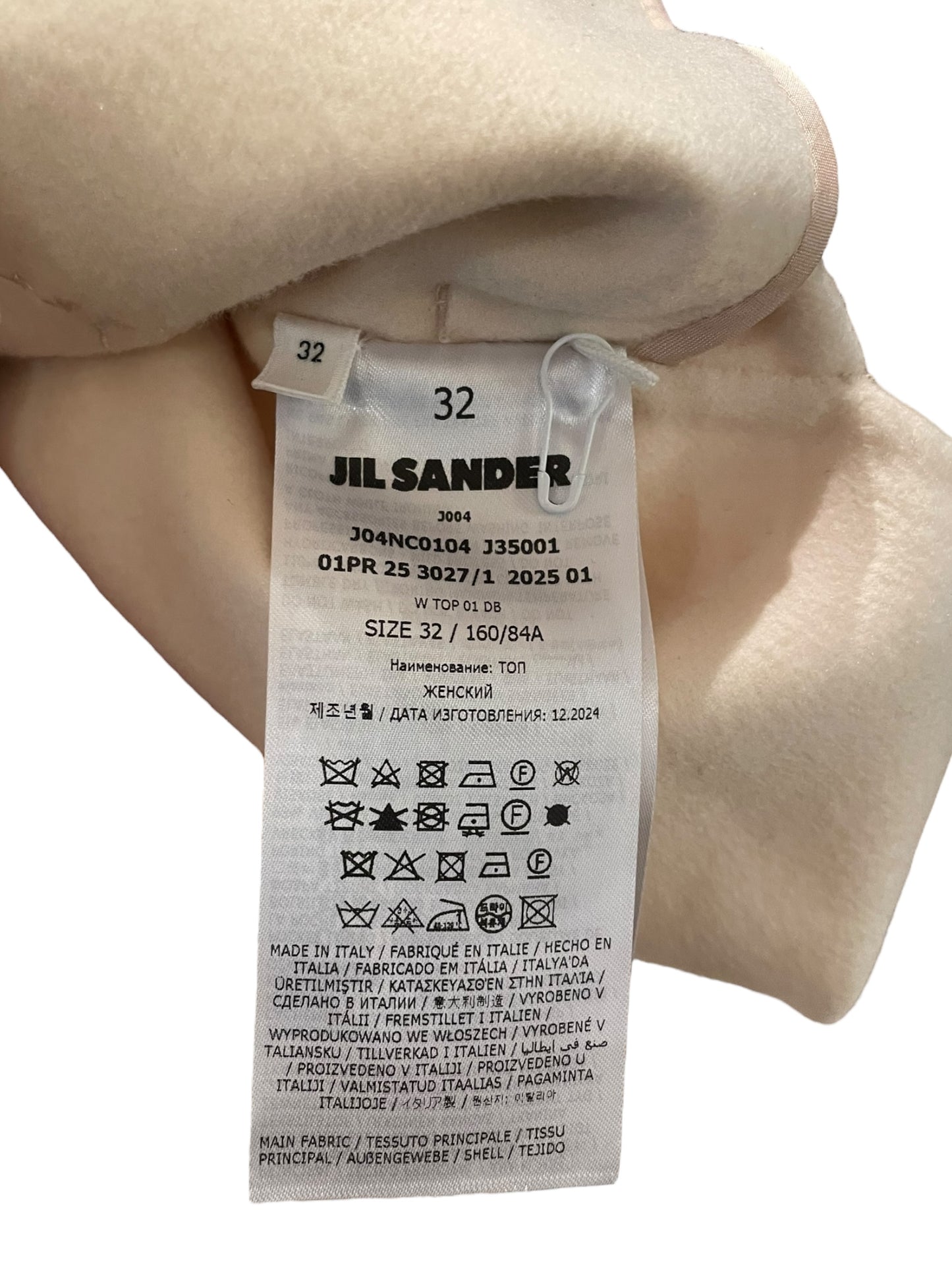 Pull Jil Sander 100% cachemire
