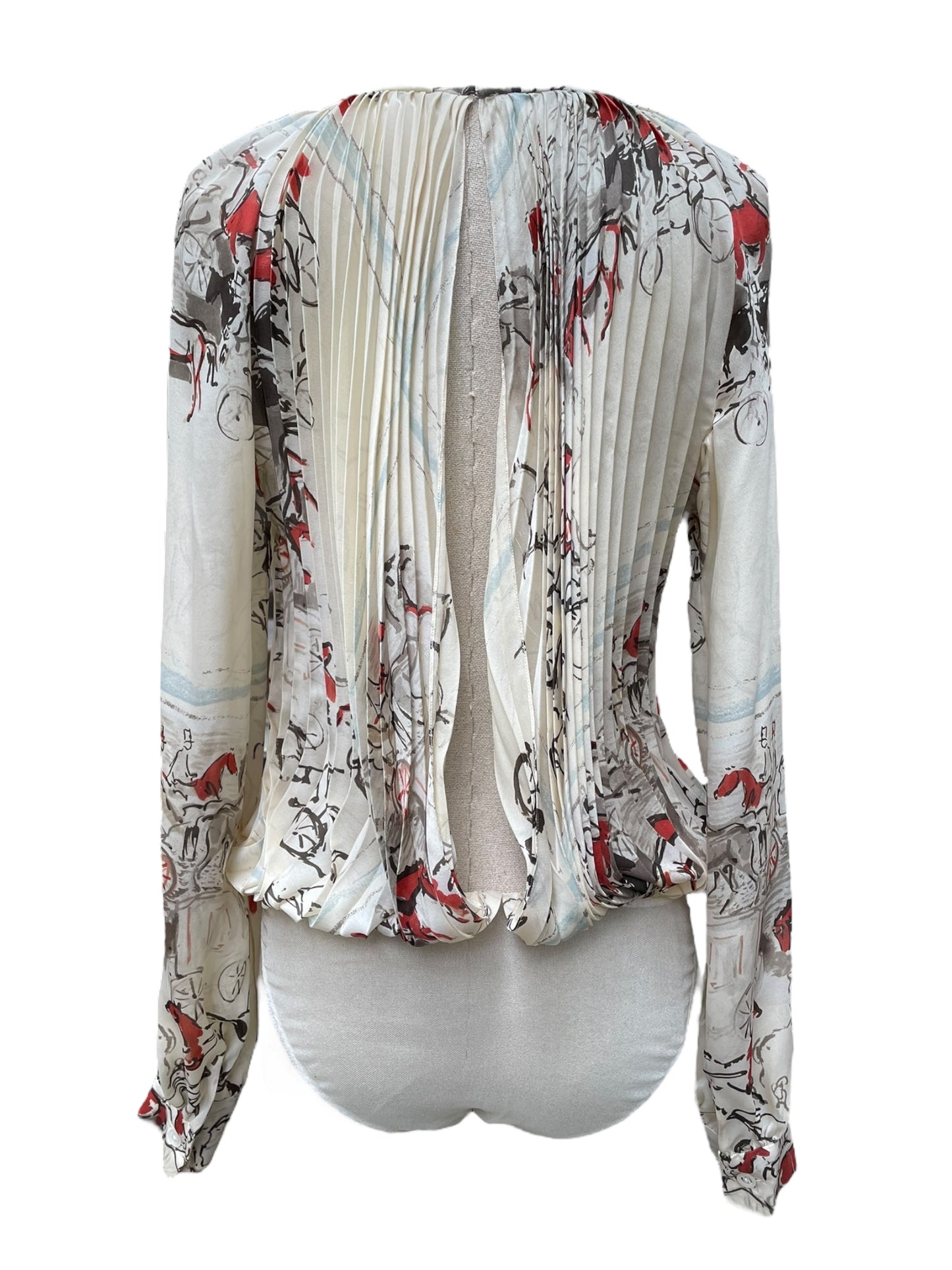 Body Hermès avec foulard assorti