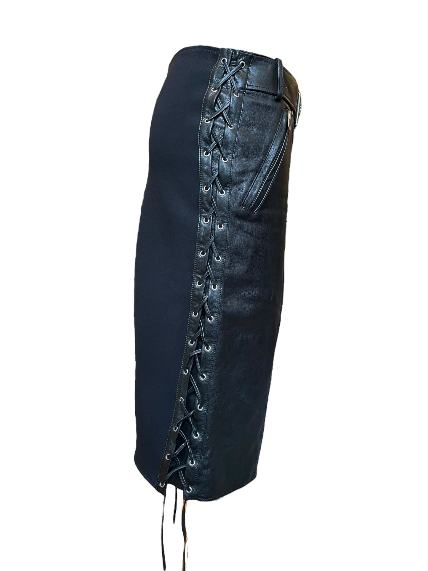 Balenciaga Leather Skirt