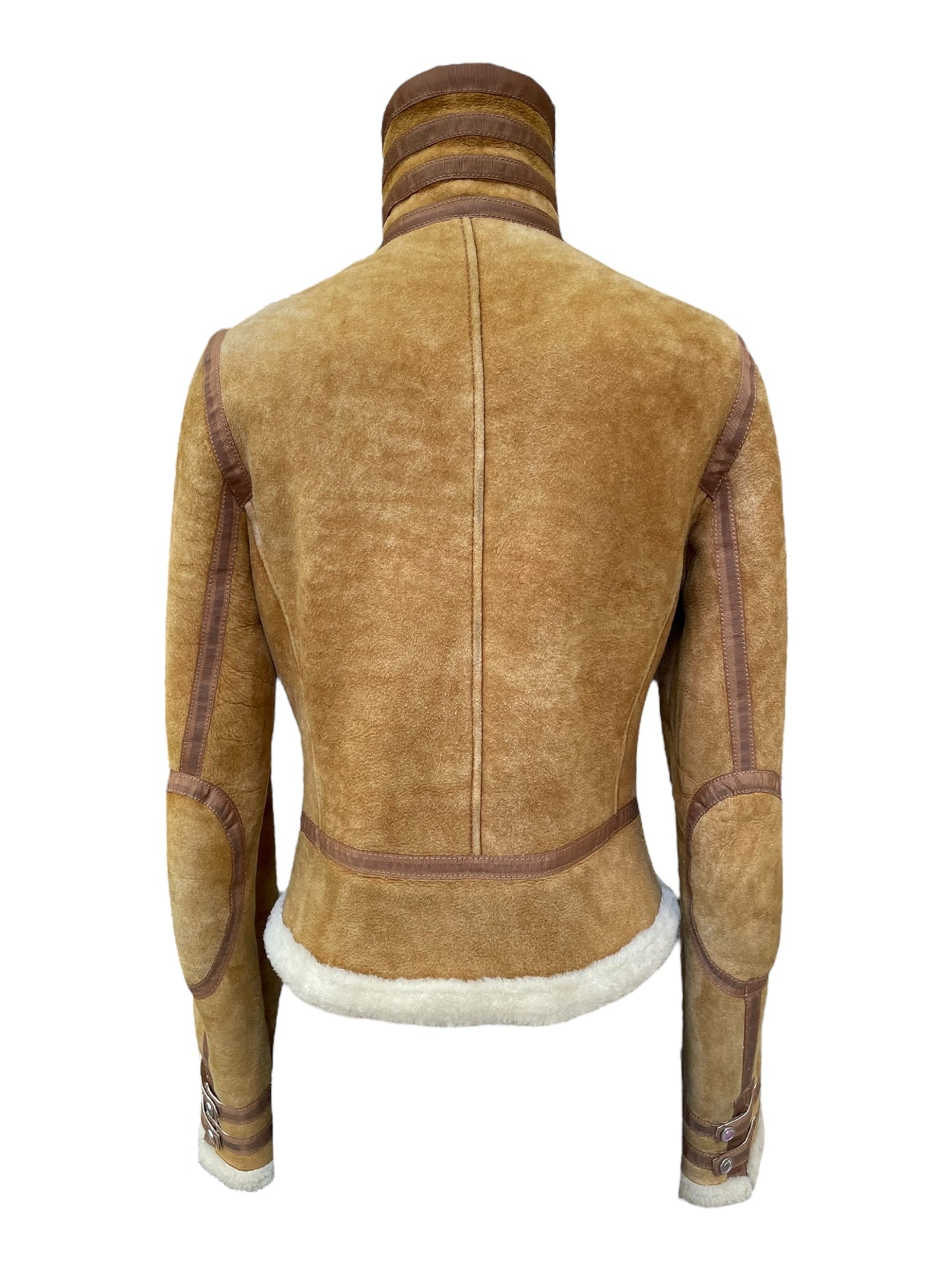 Burberry shearling beige jacket