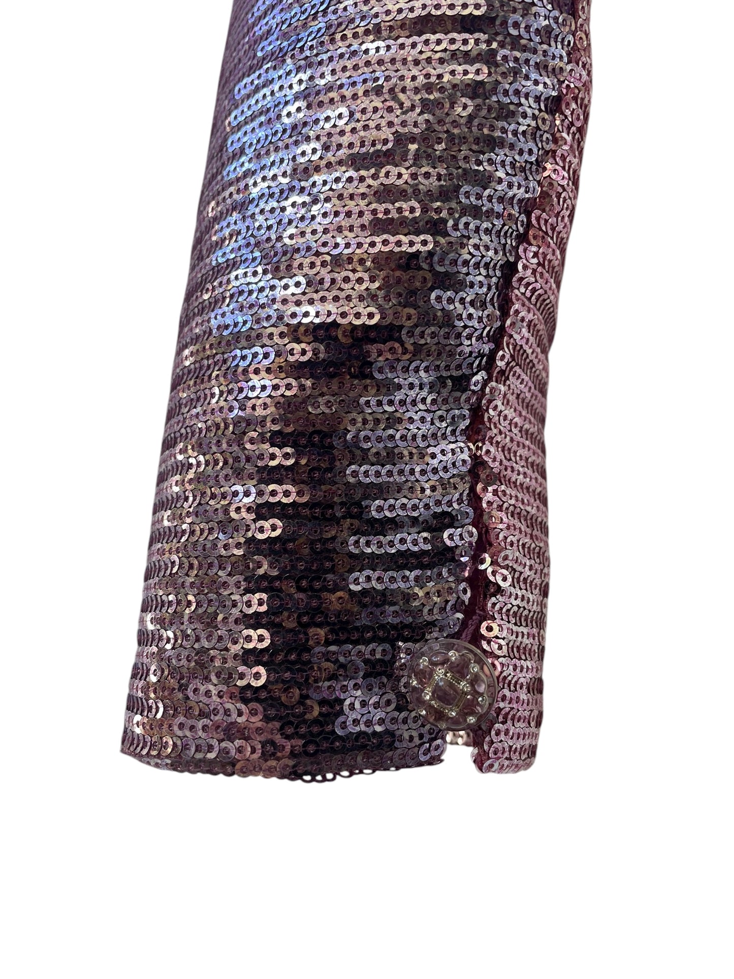 Chanel Sequin Cropped Top – Rose Gold
