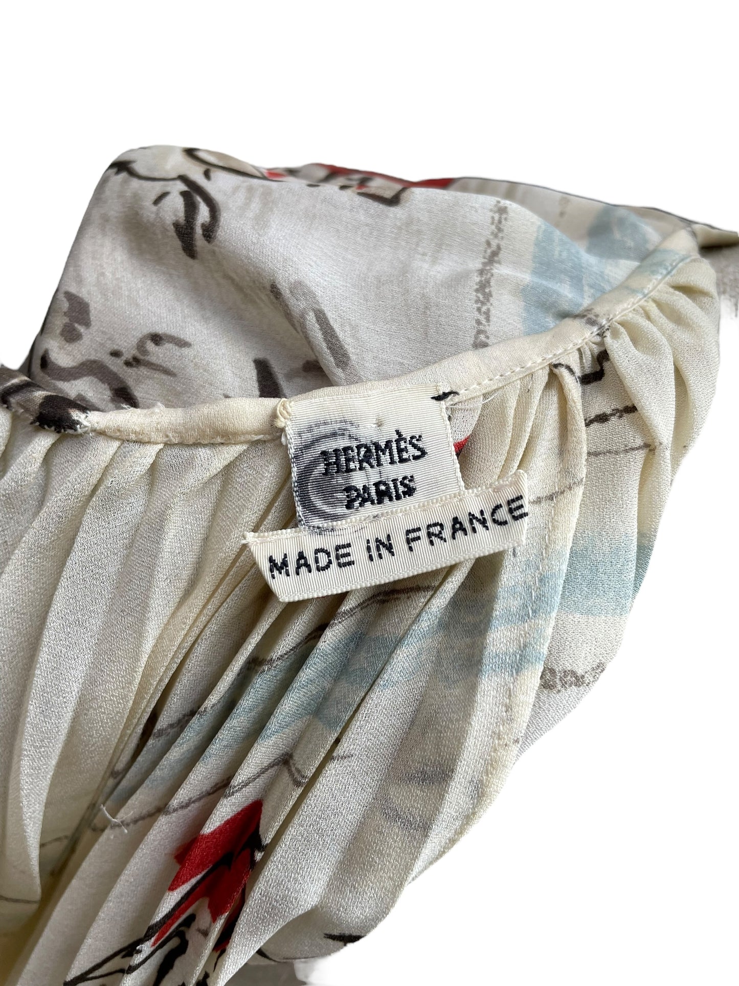 Body Hermès avec foulard assorti