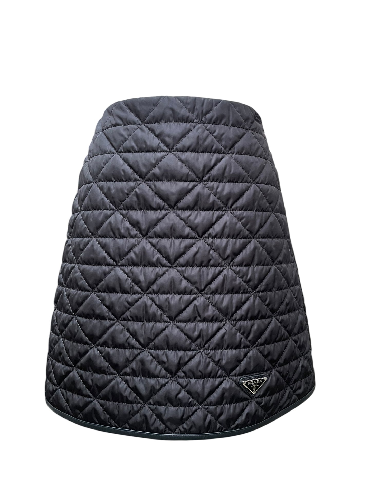 Mini-jupe matelassée Prada