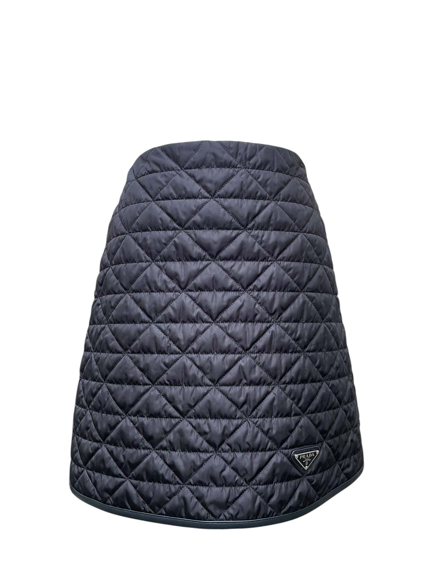 Mini-jupe matelassée Prada