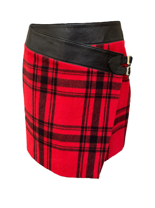 Saint Laurent tartan mini skirt