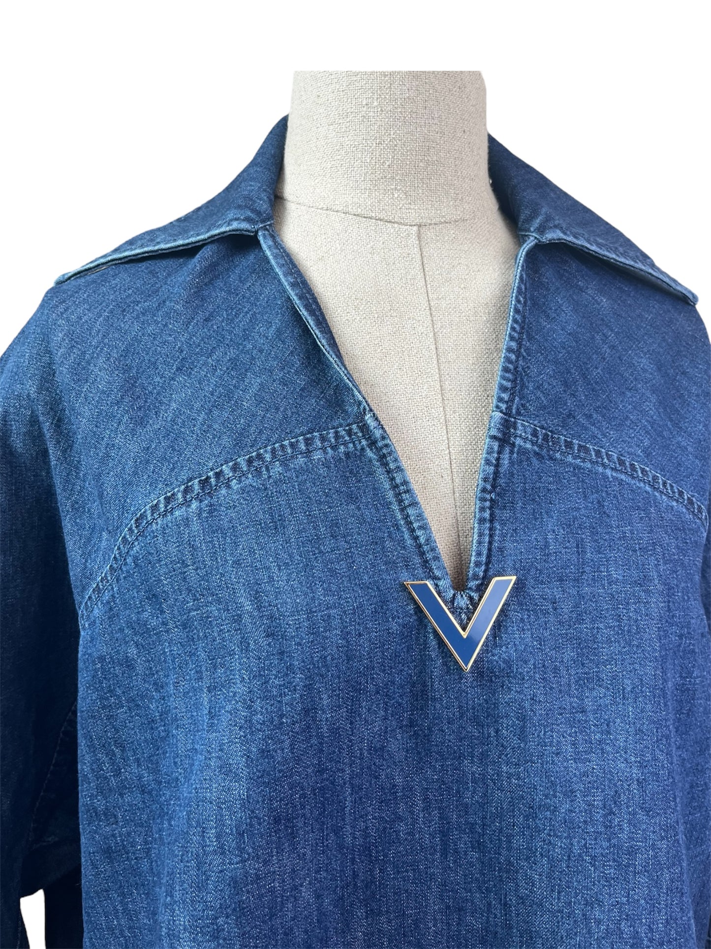 Cape en jean Valentino