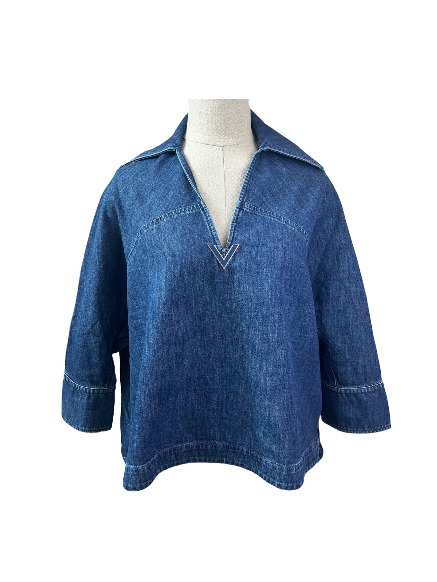 Cape en jean Valentino