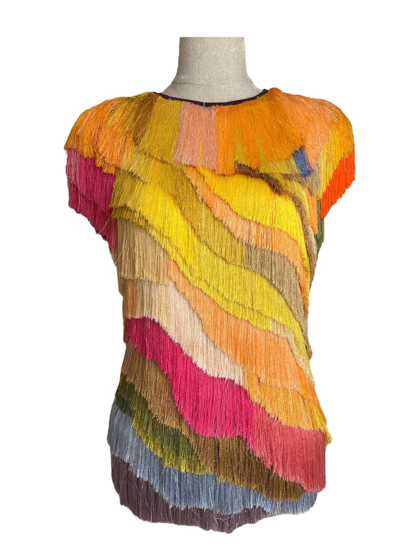 Dries Van Noten T-shirt à franges