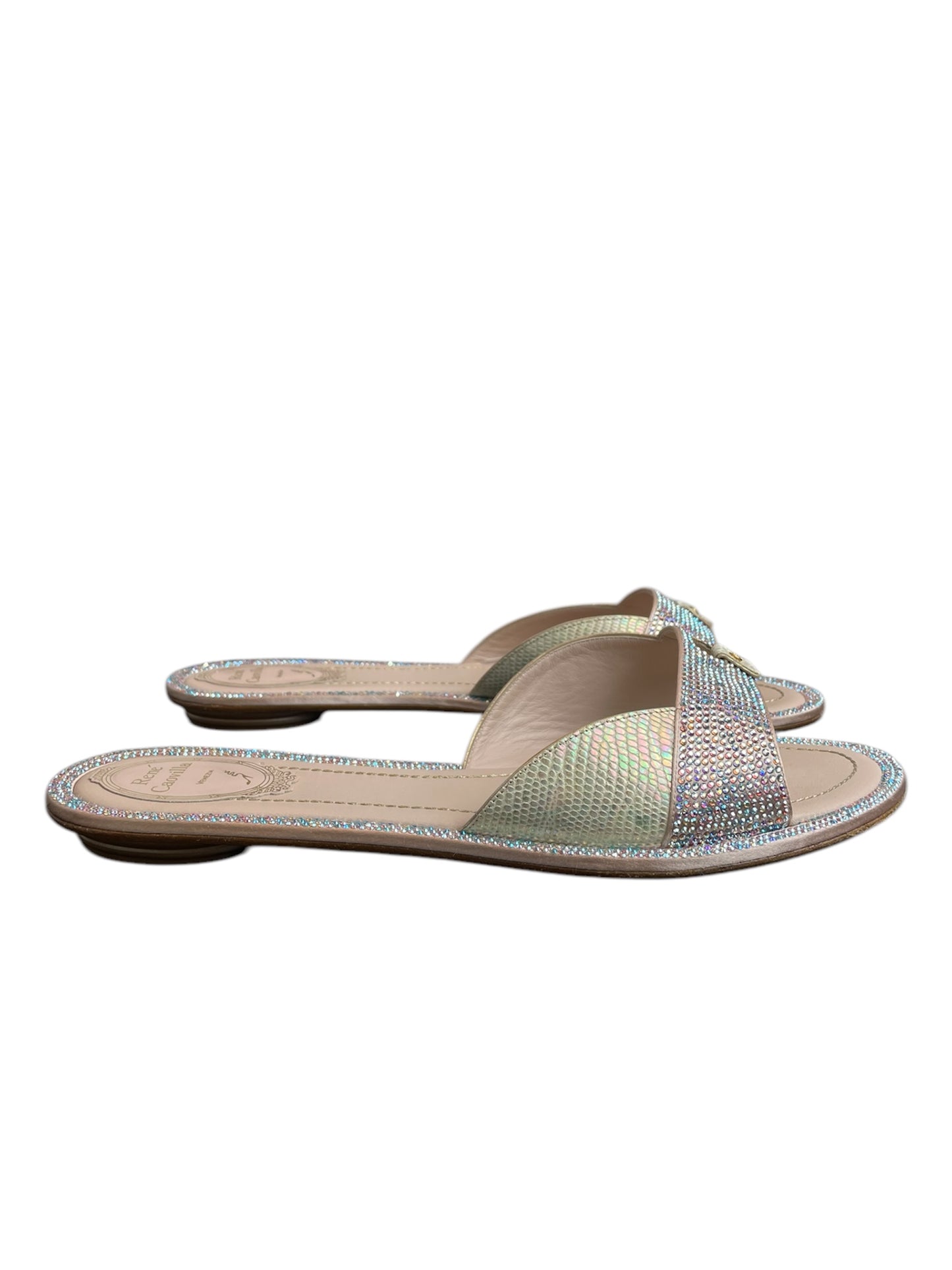 Rene Caovilla Rhinestone Sandals