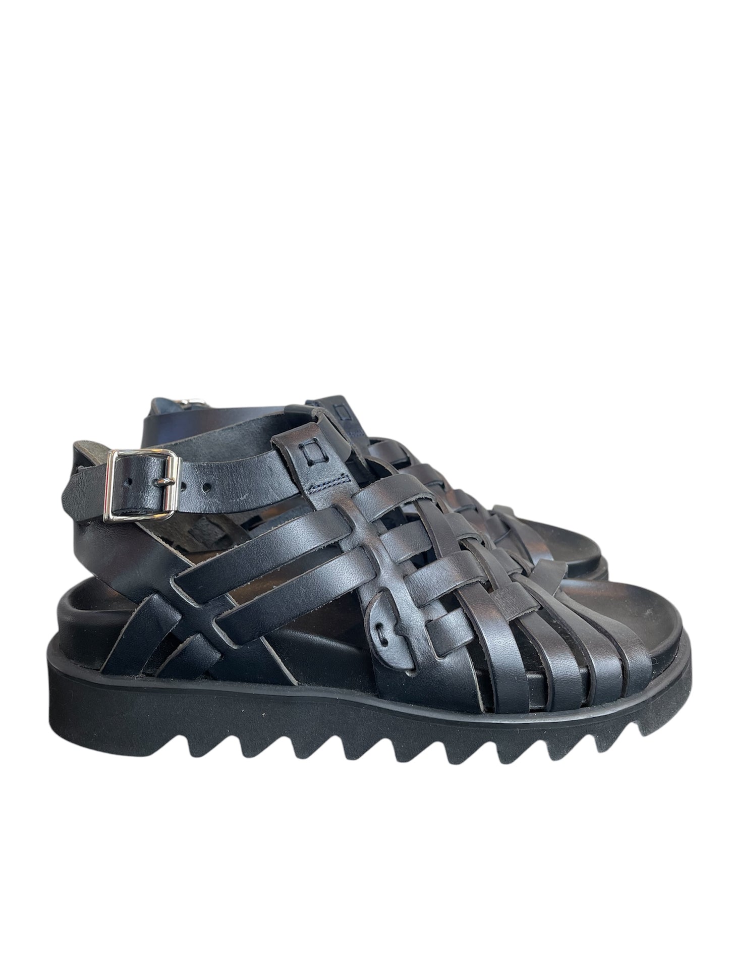 Sofie D'Hoore Black Gladiator Sandals