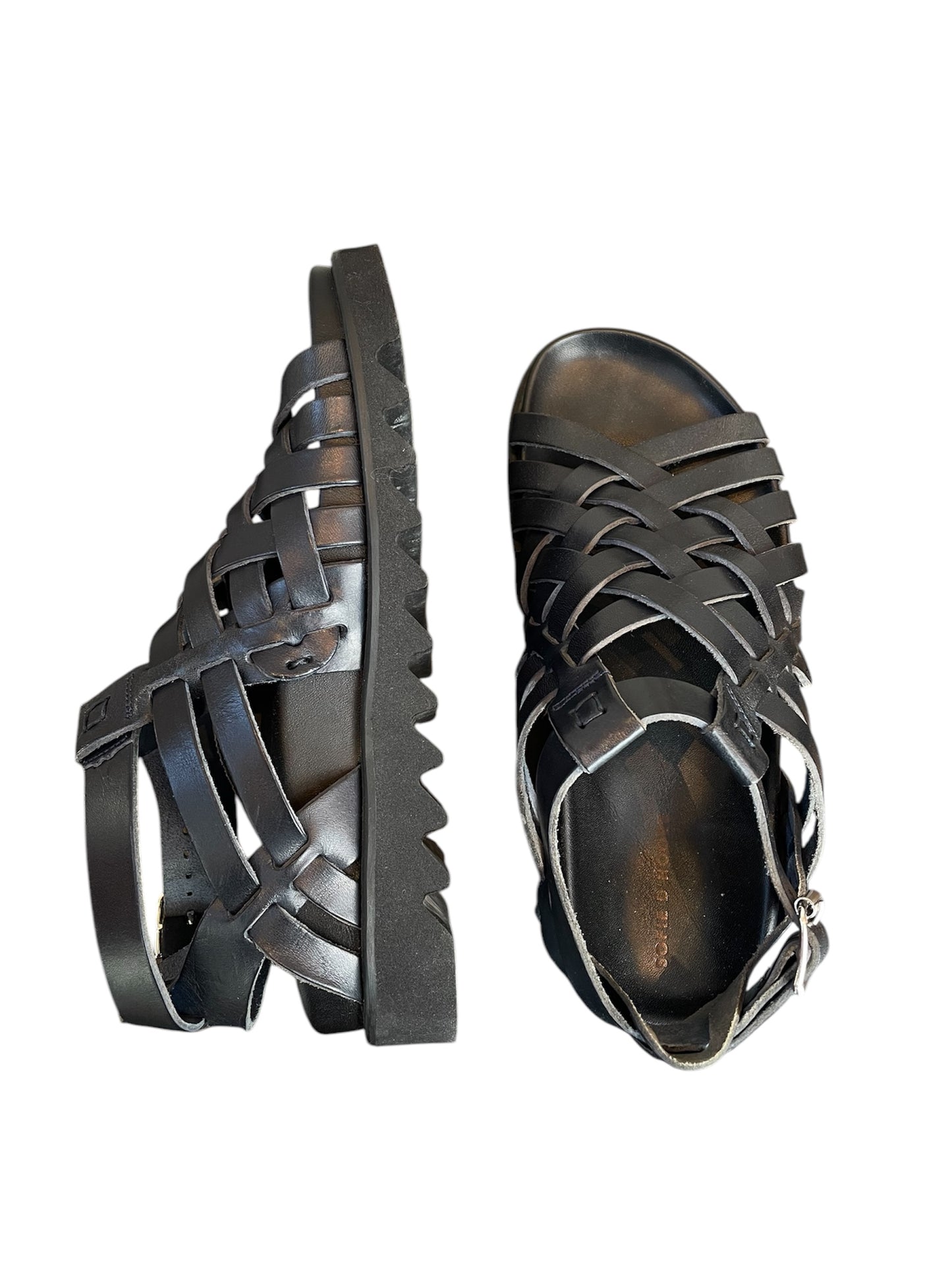 Sofie D'Hoore Black Gladiator Sandals