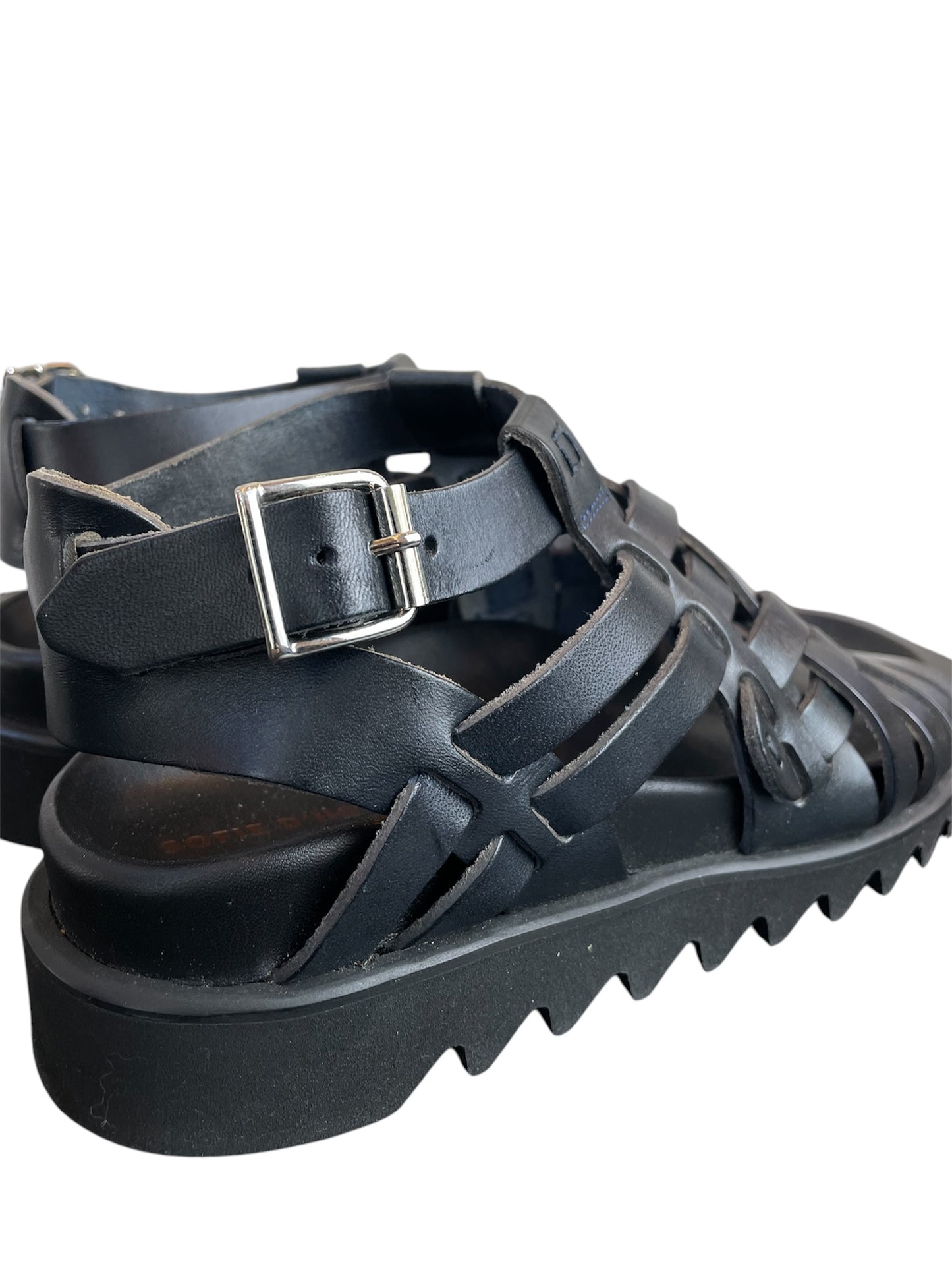 Sofie D'Hoore Black Gladiator Sandals