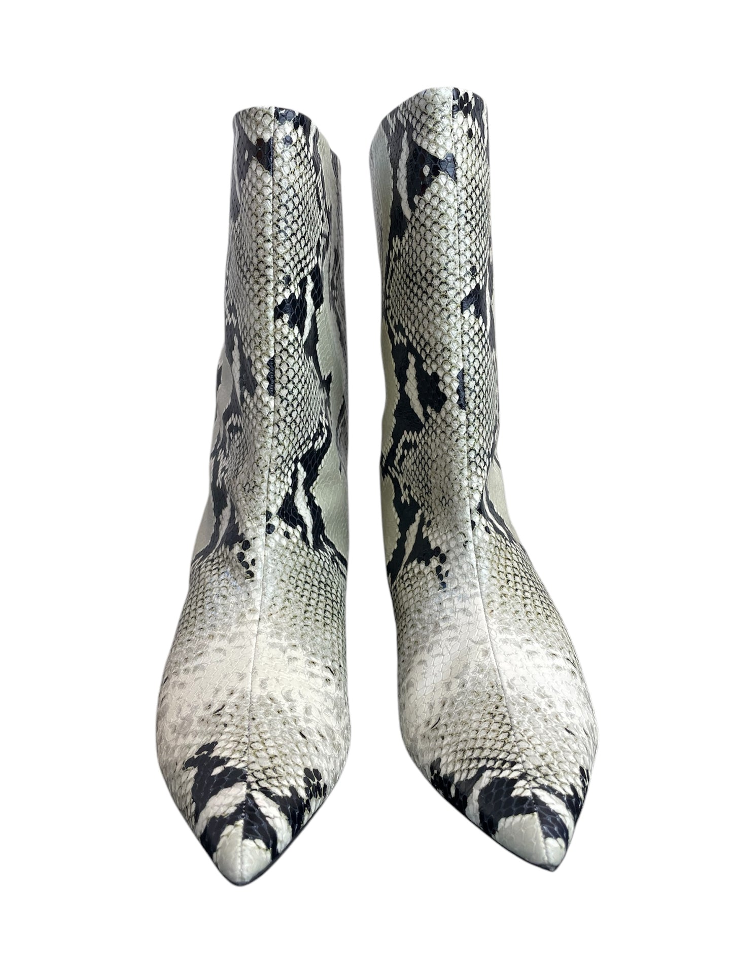 Bottines Jil Sander à imprimé serpent