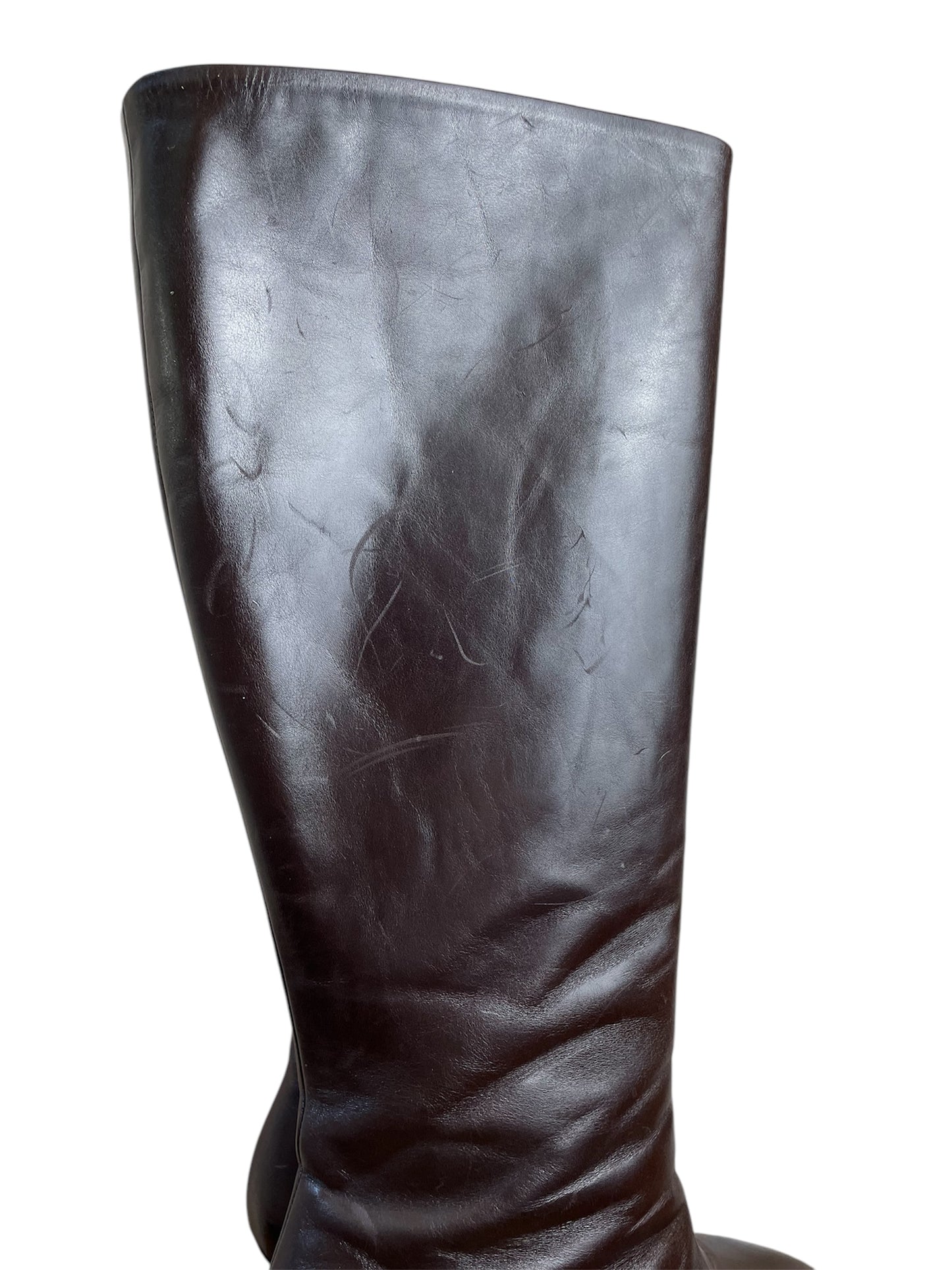 Bottes en cuir Louis Vuitton