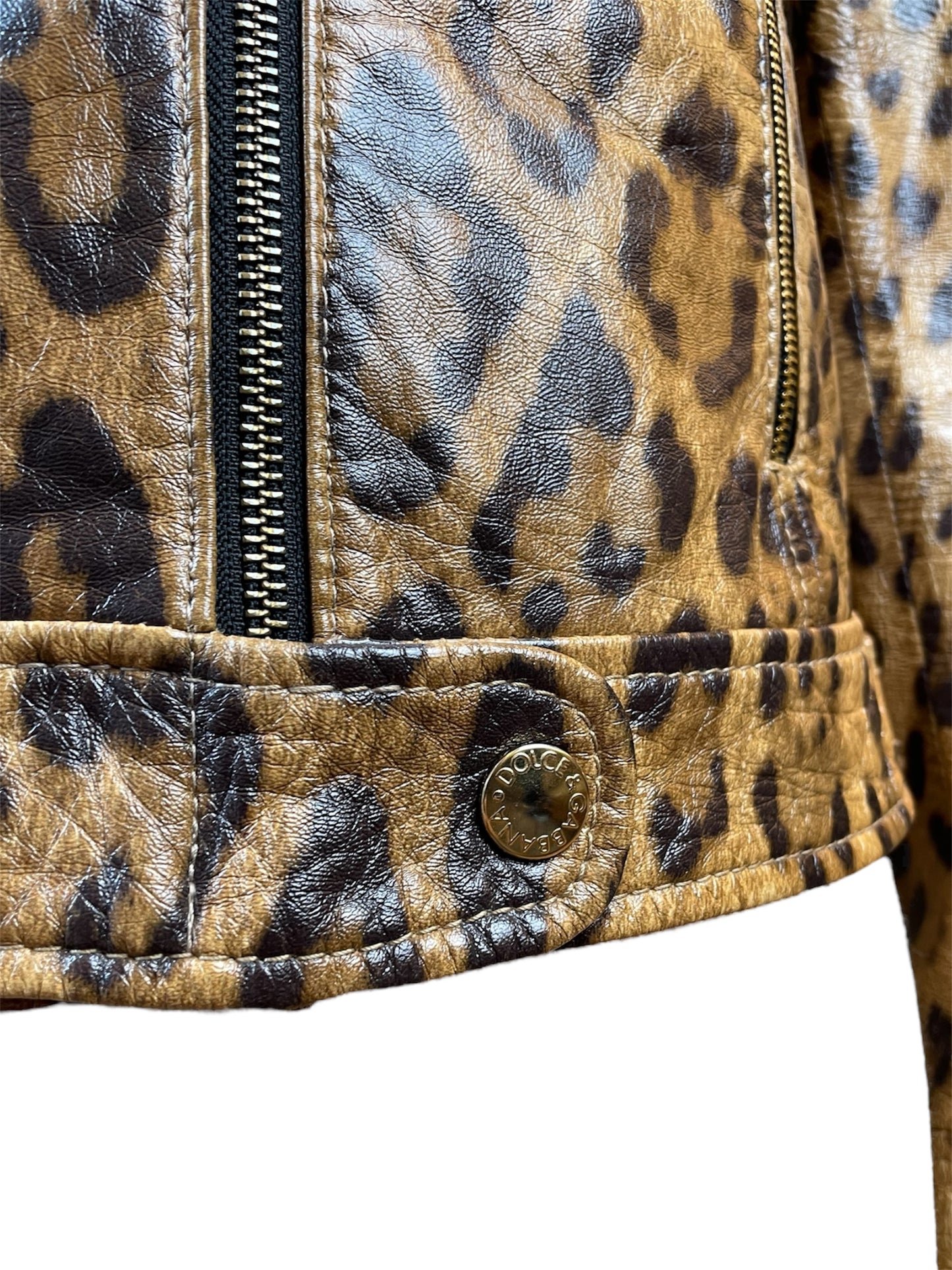Veste à imprimé léopard Dolce & Gabbana