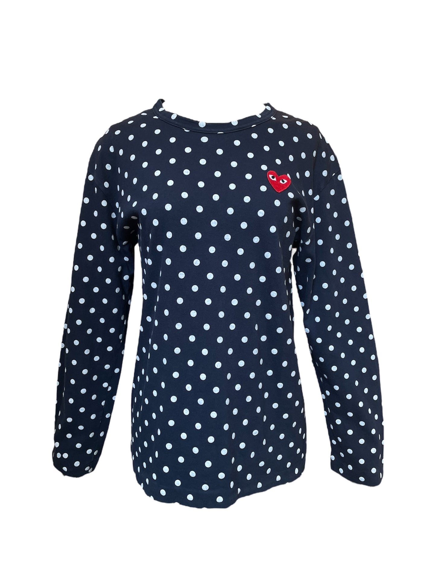 T-shirt manche longue pois Play Comme des Garçons
