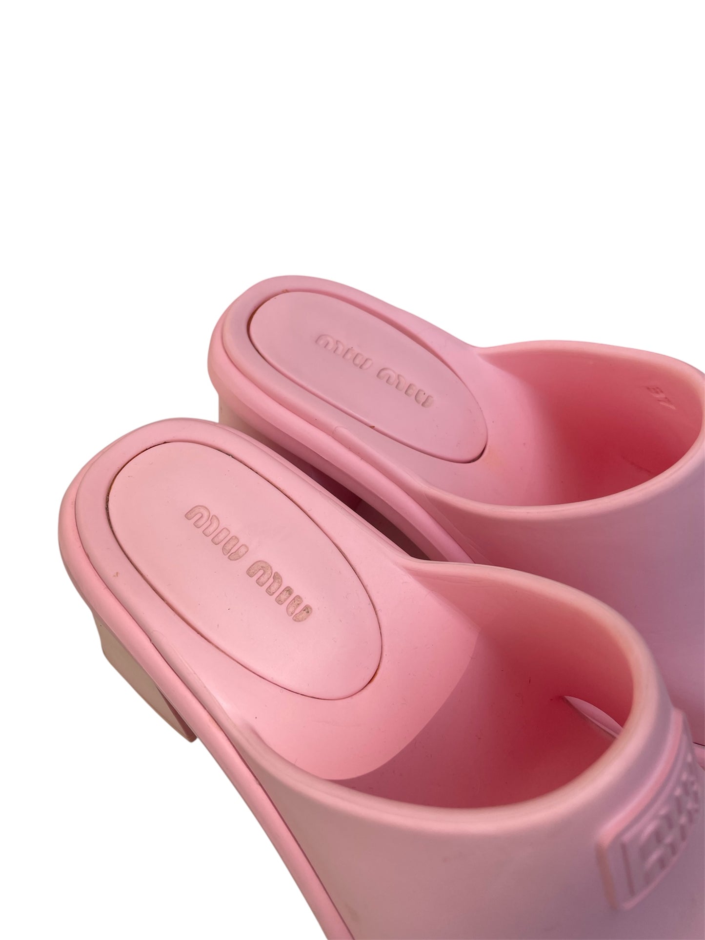 Miu Miu Pink Mules