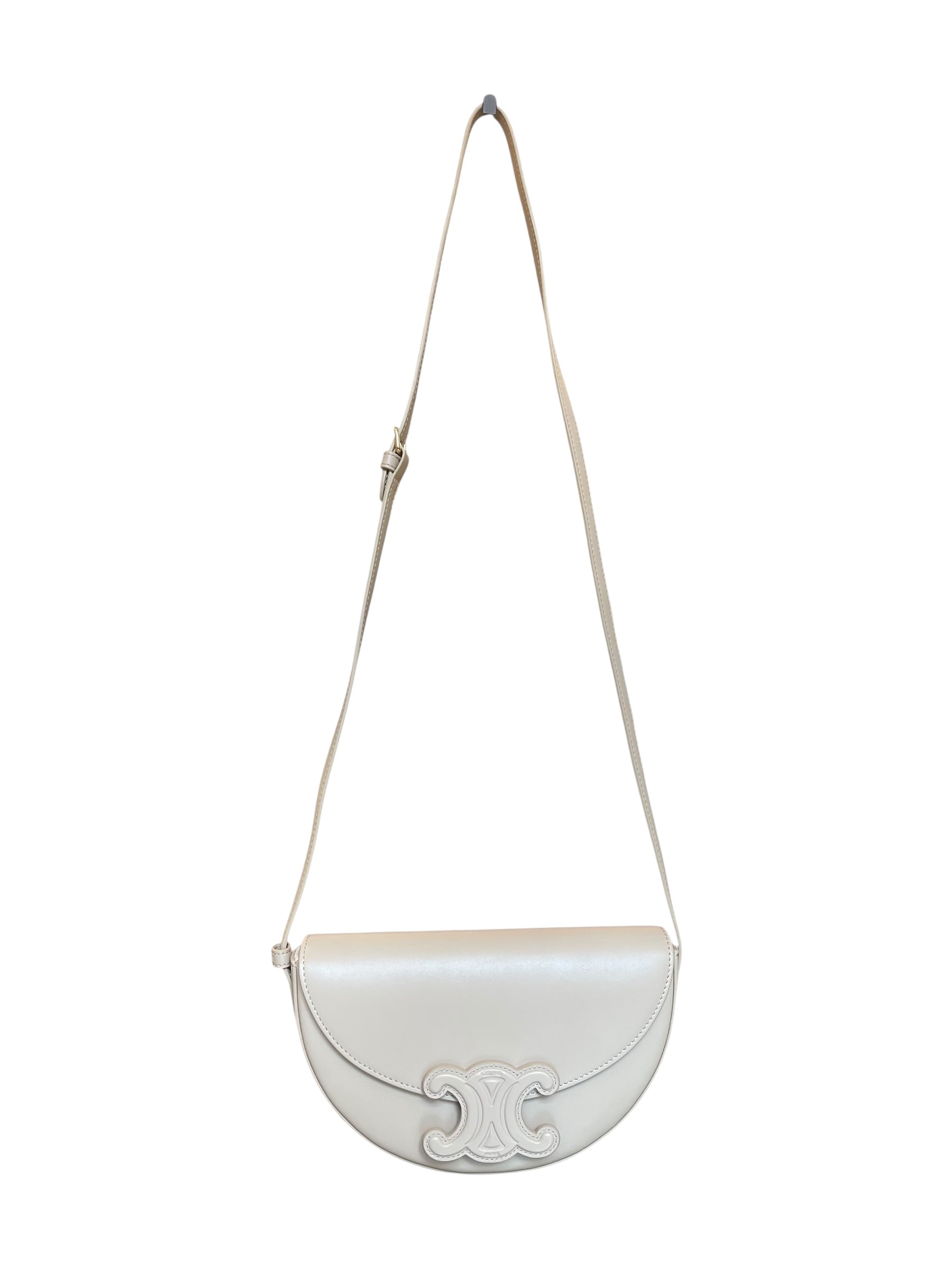 Celine - Beige Leather Crossbody Bag – Les Enfants d