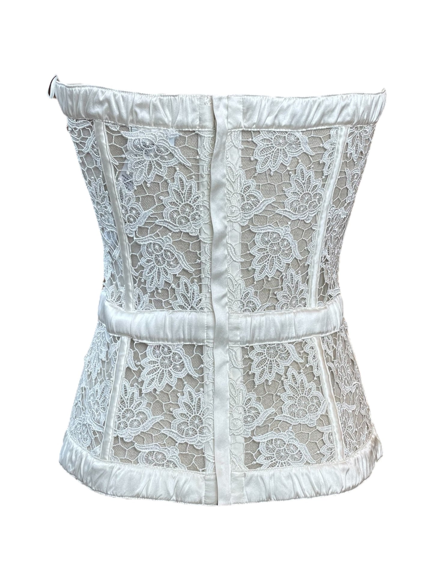 Bustier blanc La Perla