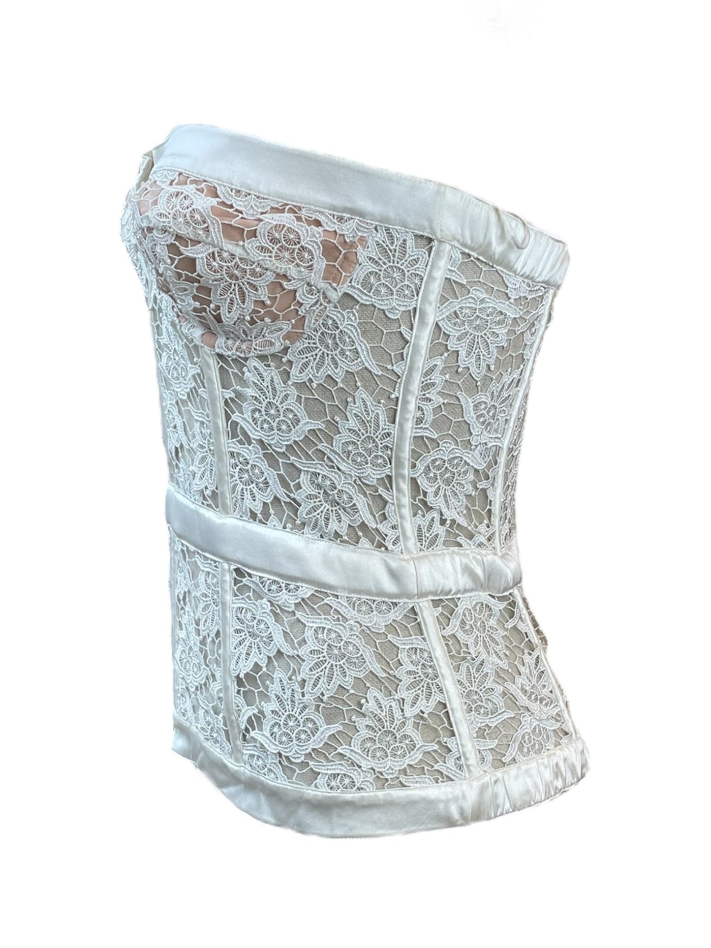 Bustier blanc La Perla