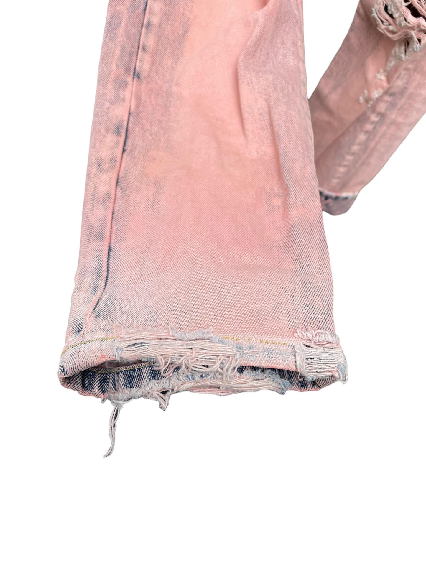R13 Distressed Pink Jeans