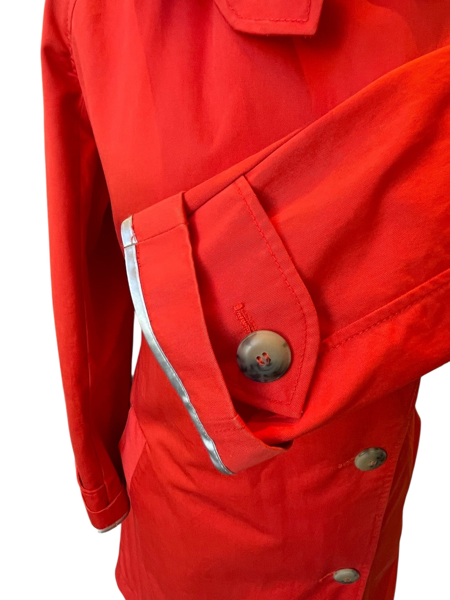 Prêt pour Partir Red Double-Breasted Jacket