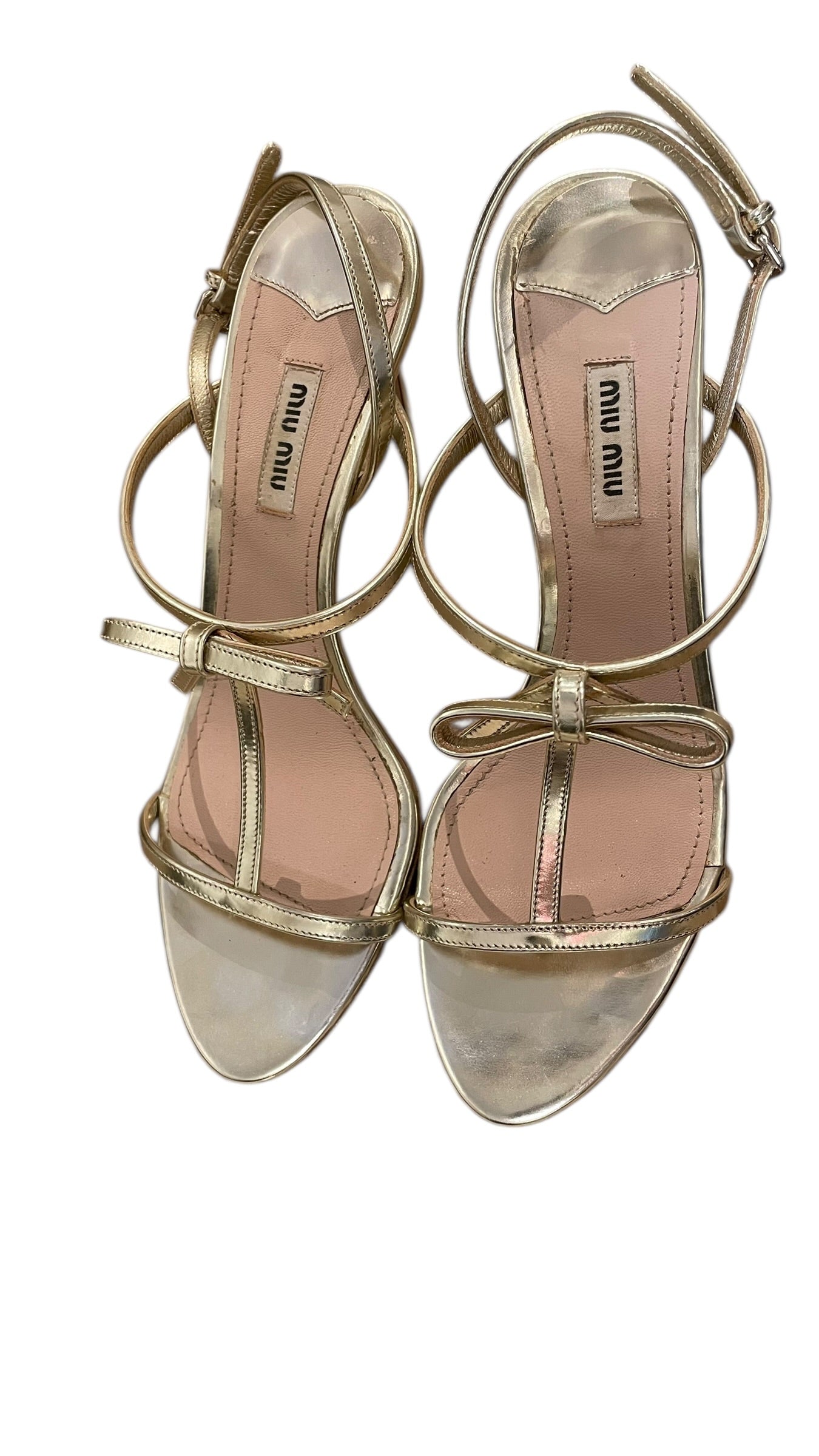Miu Miu Gold Heels
