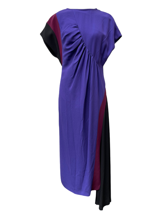 Dries Van Noten Colorblock Midi Dress