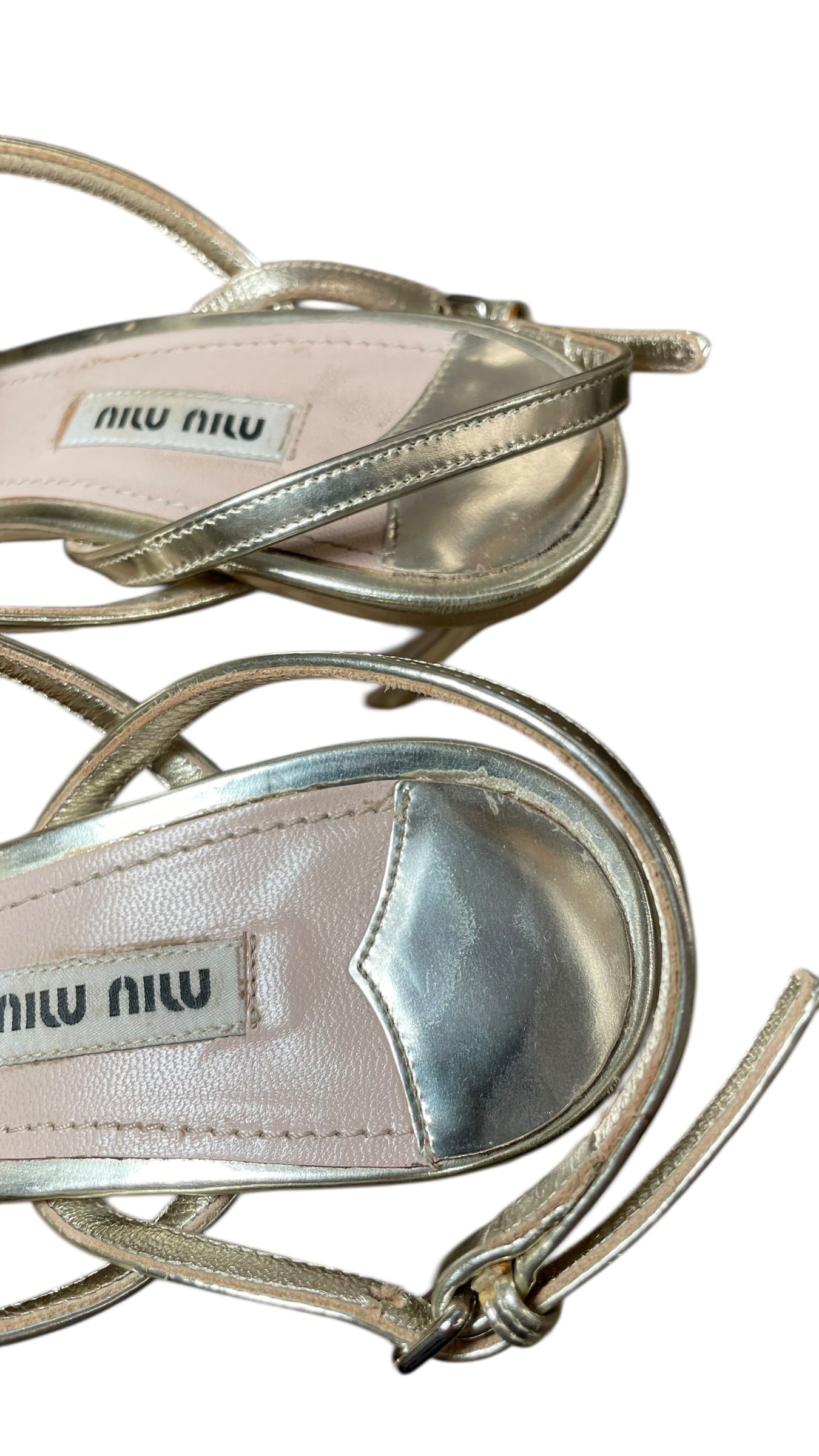 Miu Miu Gold Heels