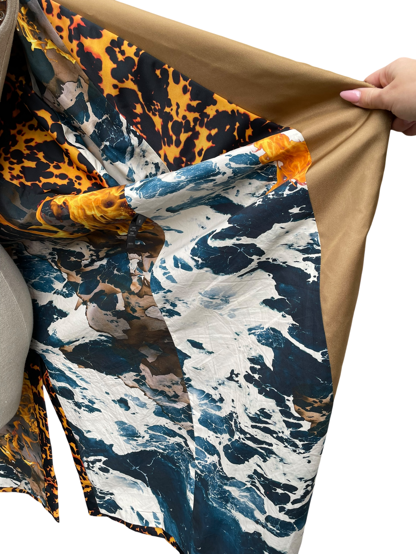 Meryll Rogge Abstract Print Coat