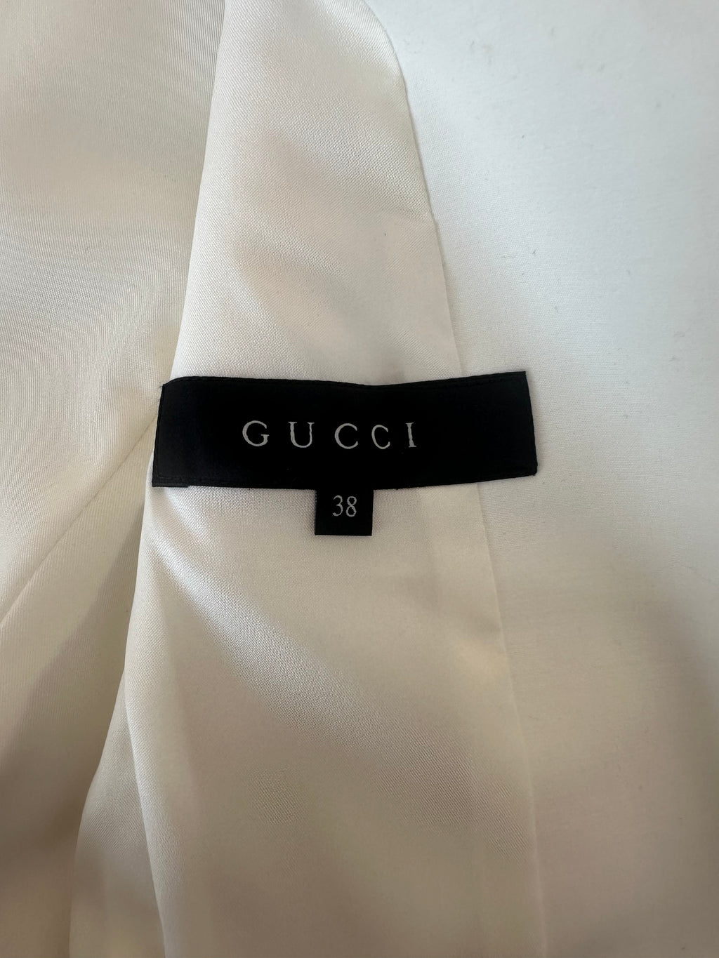 Veste de blazer blanche Gucci