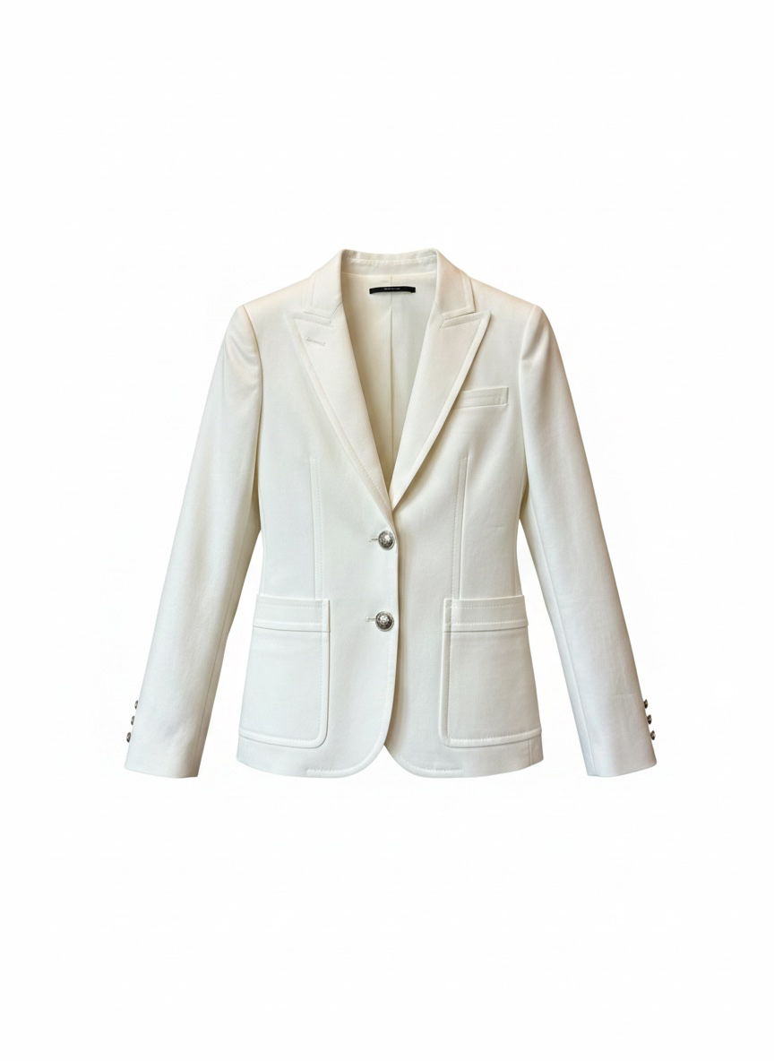 Veste de blazer blanche Gucci