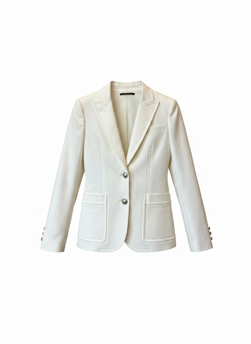 Veste de blazer blanche Gucci
