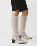 Bottes hautes Dior en résille