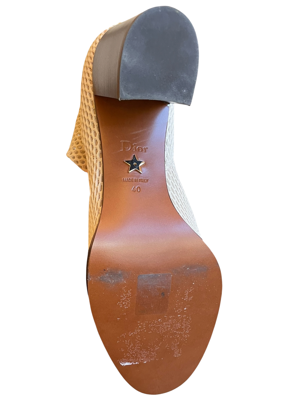 Bottes hautes Dior en résille